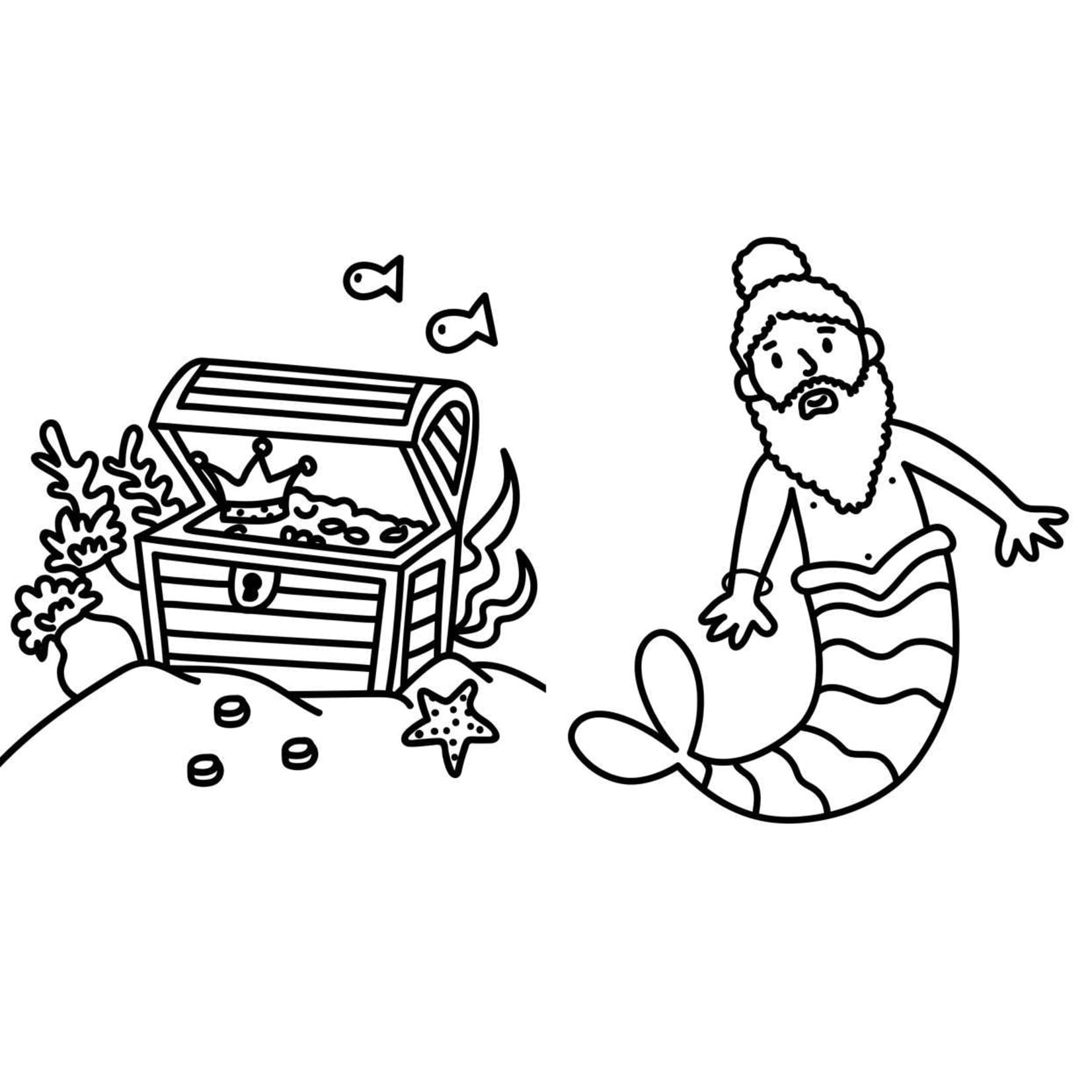 Simon and Schuster My First Big Coloring Book of Mermaids