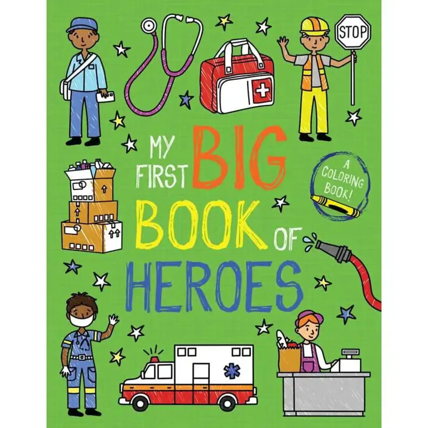 Simon and Schuster My First Big Coloring Book of Heroes