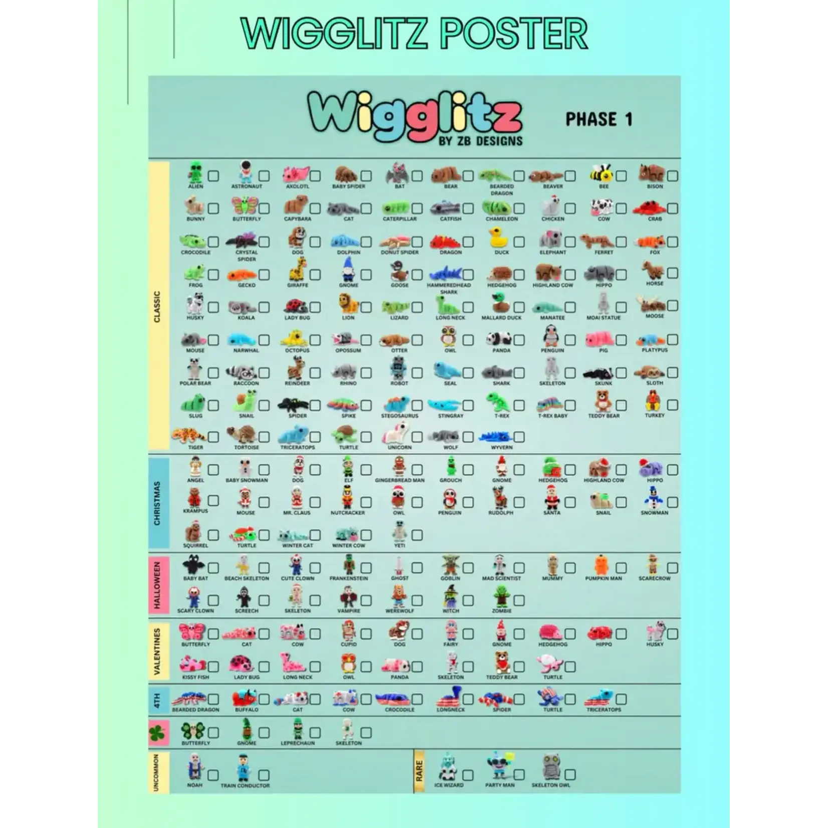 Wigglitz Wigglitz Bag of 10