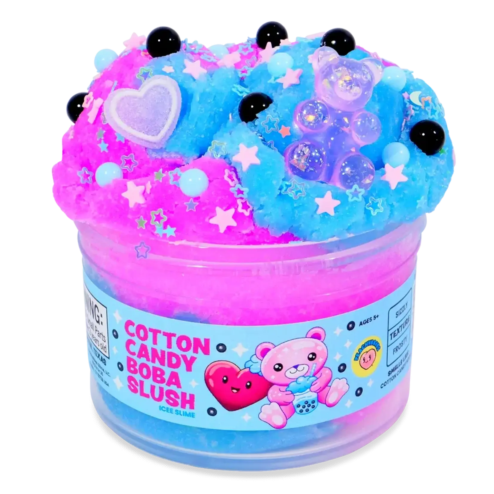 Peachybbies Peachybbies Slime Cotton Candy Boba Slushie