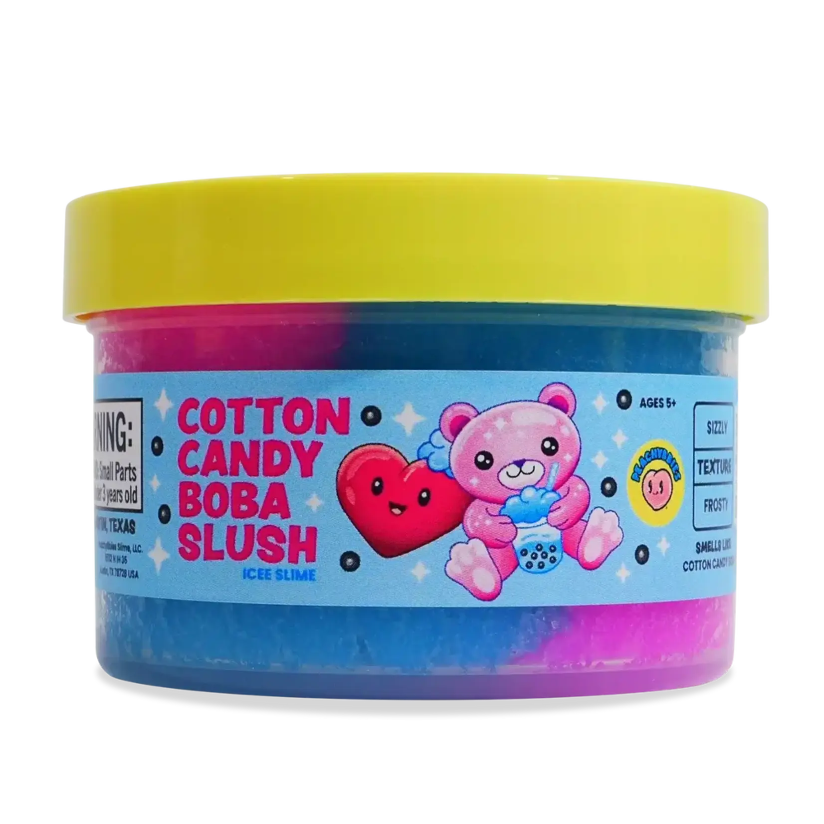 Peachybbies Peachybbies Slime Cotton Candy Boba Slushie