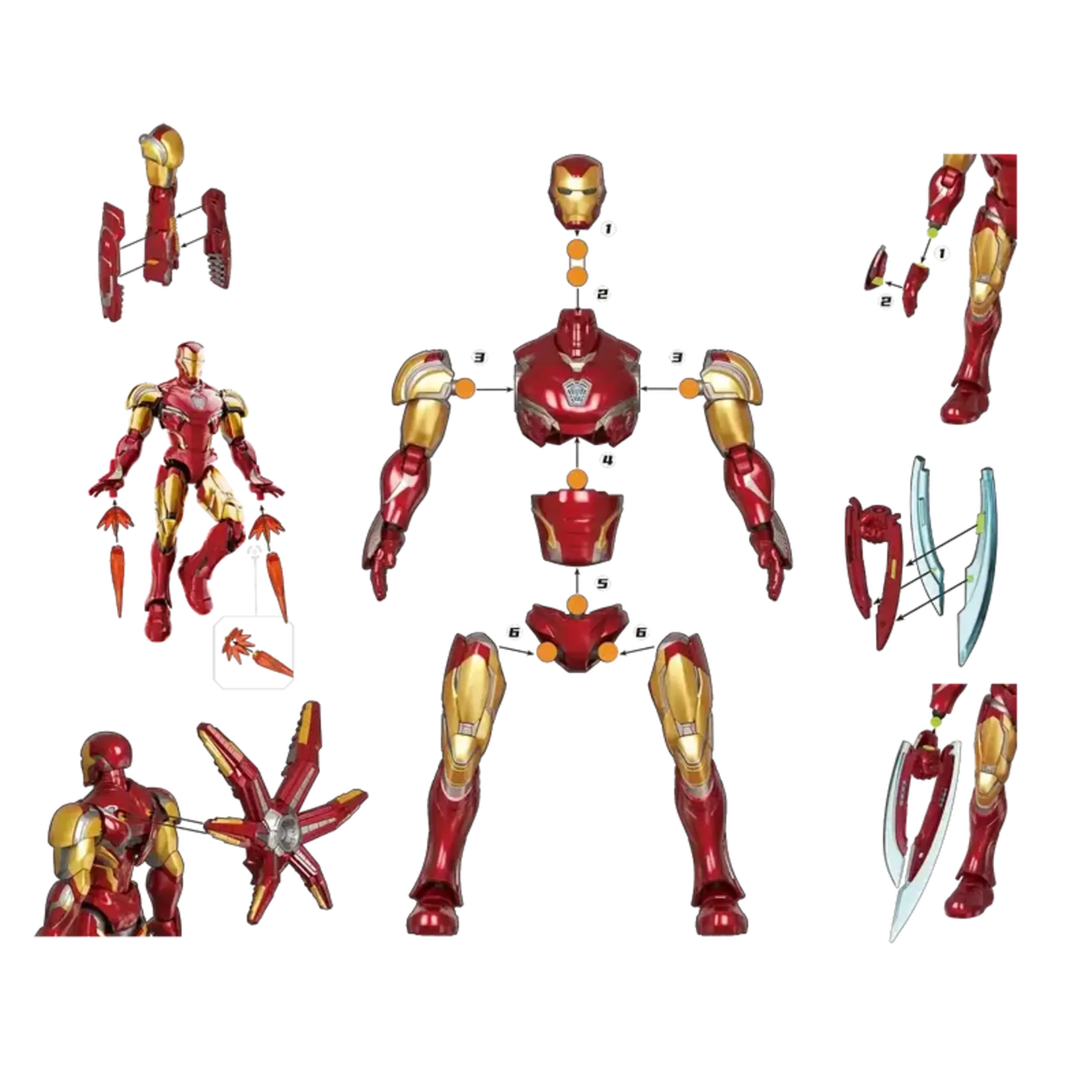 Blokees Blokees Marvel Infinity Saga Champion - Iron Man MK85
