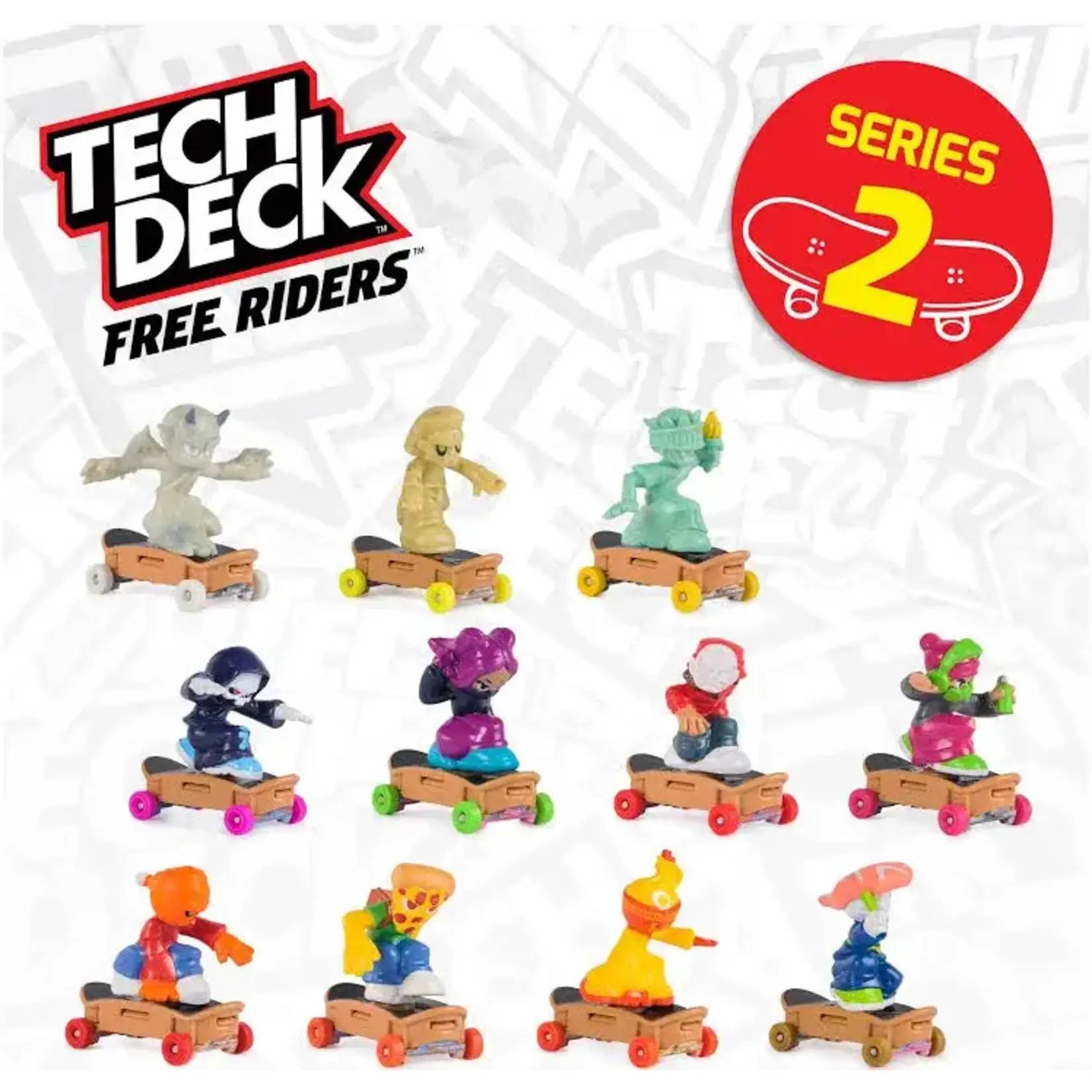 Spin Master Tech Deck Fingerboard Free Riders Blind Pack Single
