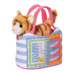 Douglas Toys Sardine Sassy Pet Sak w/ Striped Cat