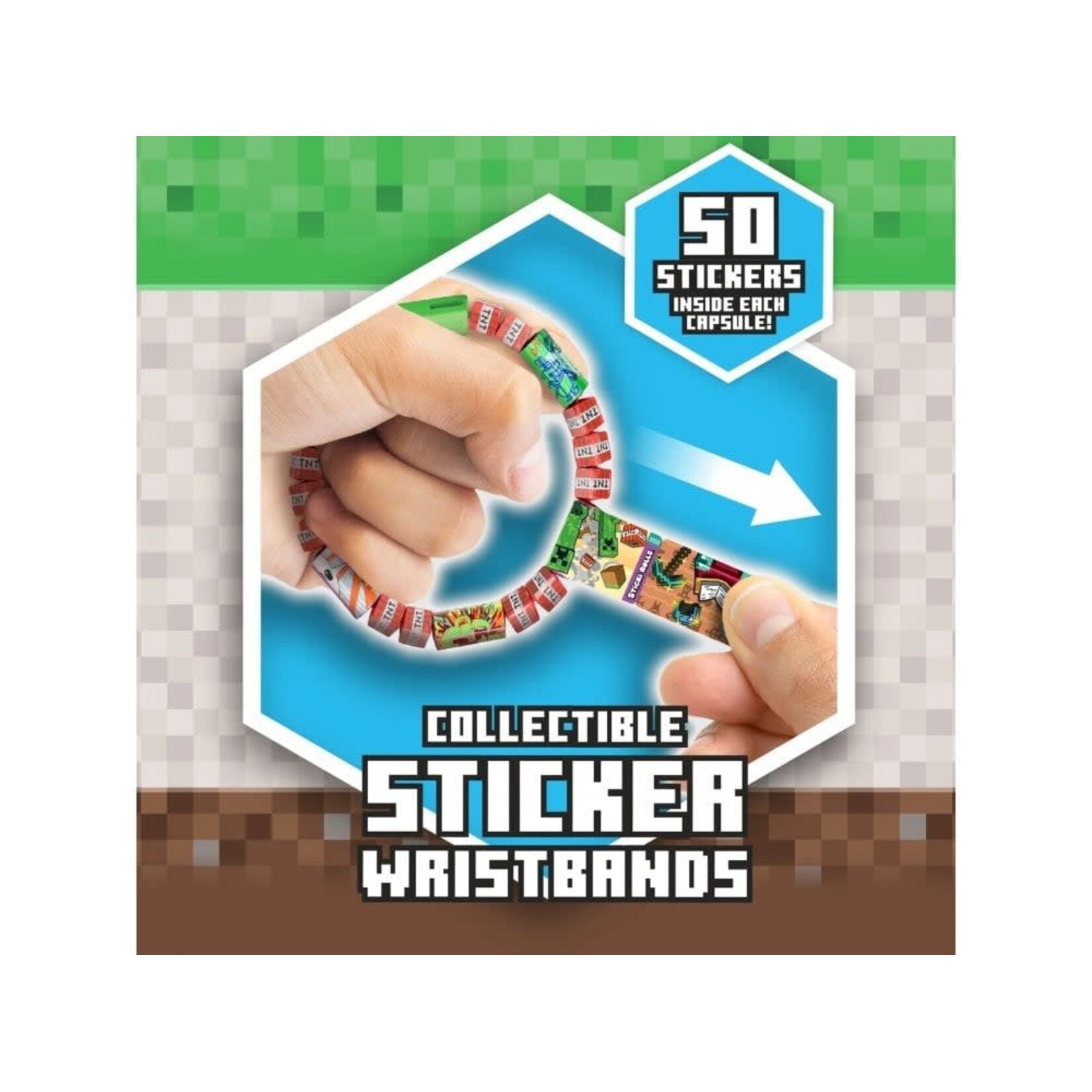 Toysmith Sticki Rolls Minecraft Capsule