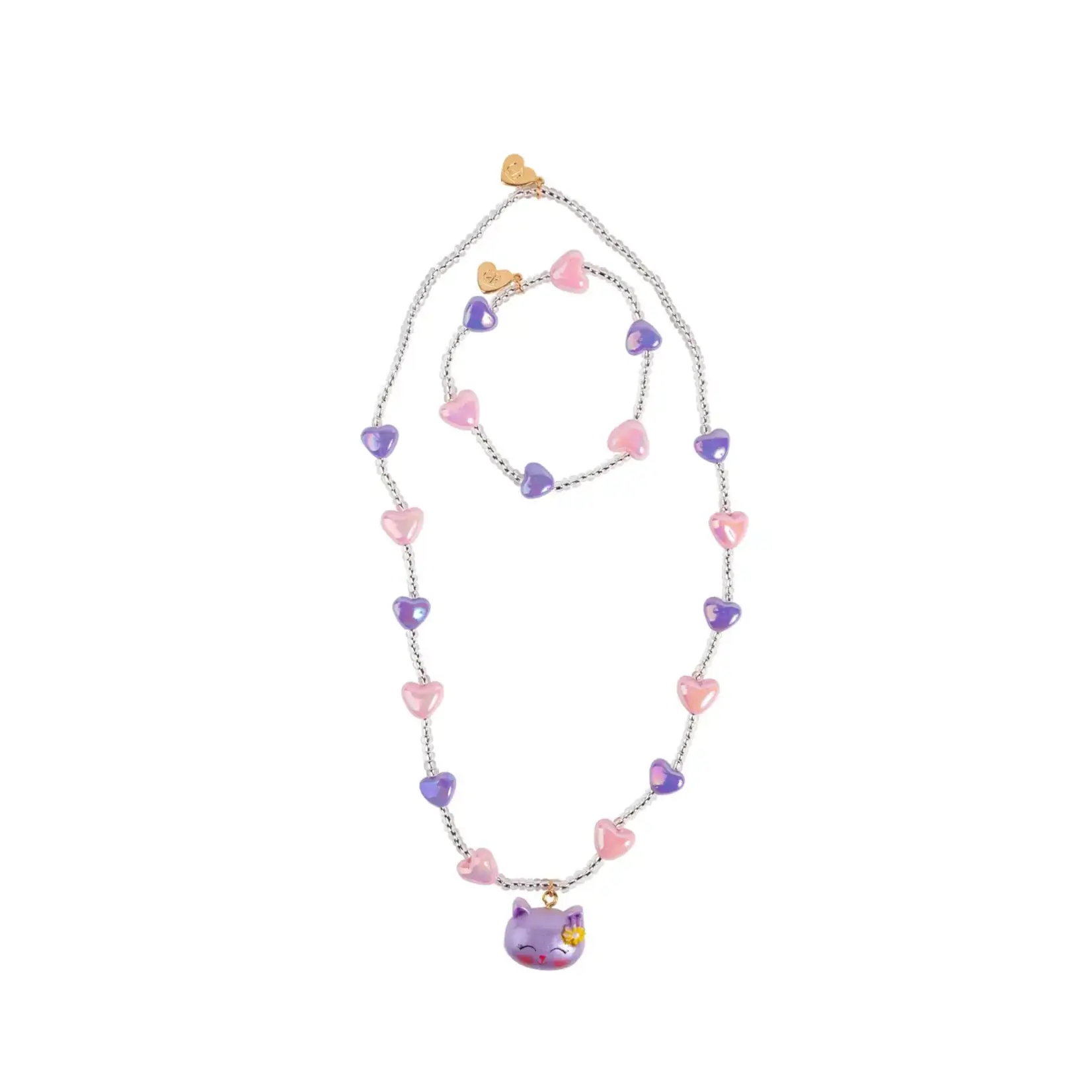 Great Pretenders Lovely Kitty Necklace Bracelet Set