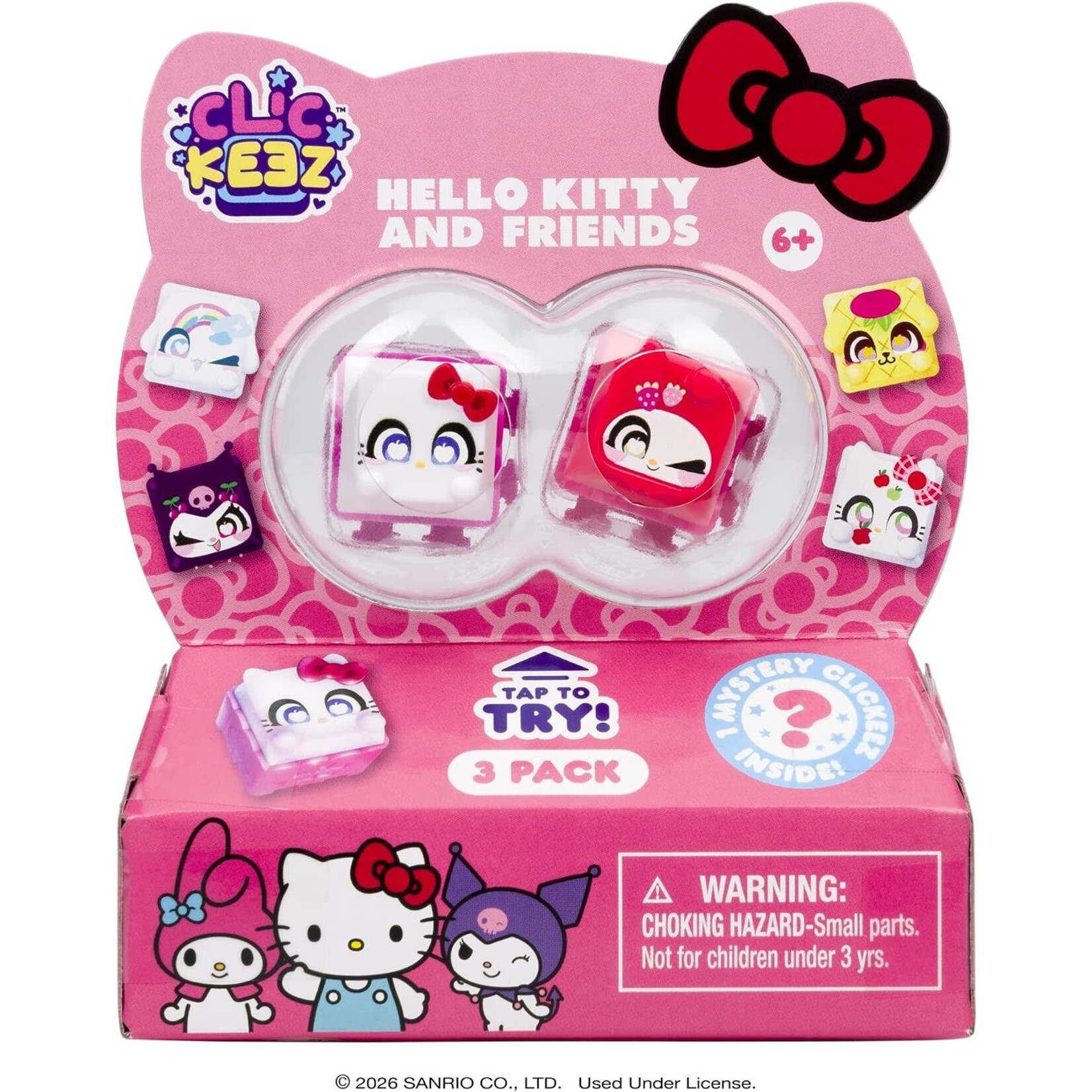Goliath Games Clickeez Hello Kitty 3 Pack