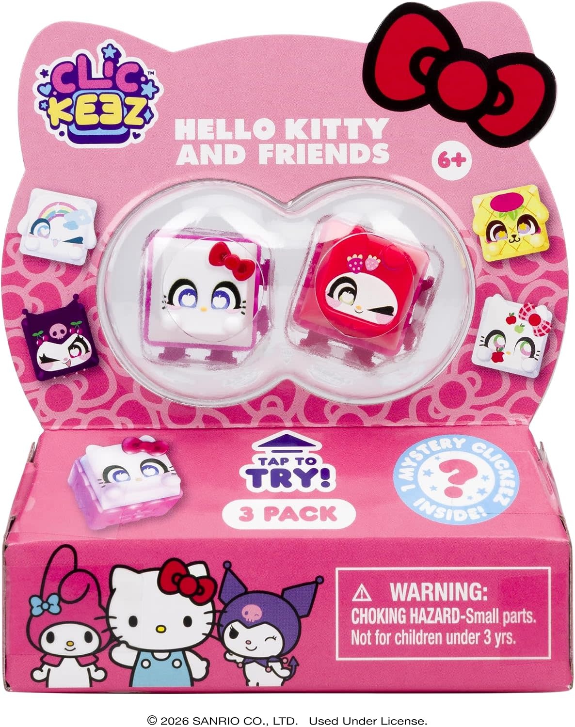 Clickeez Hello Kitty 3 Pack