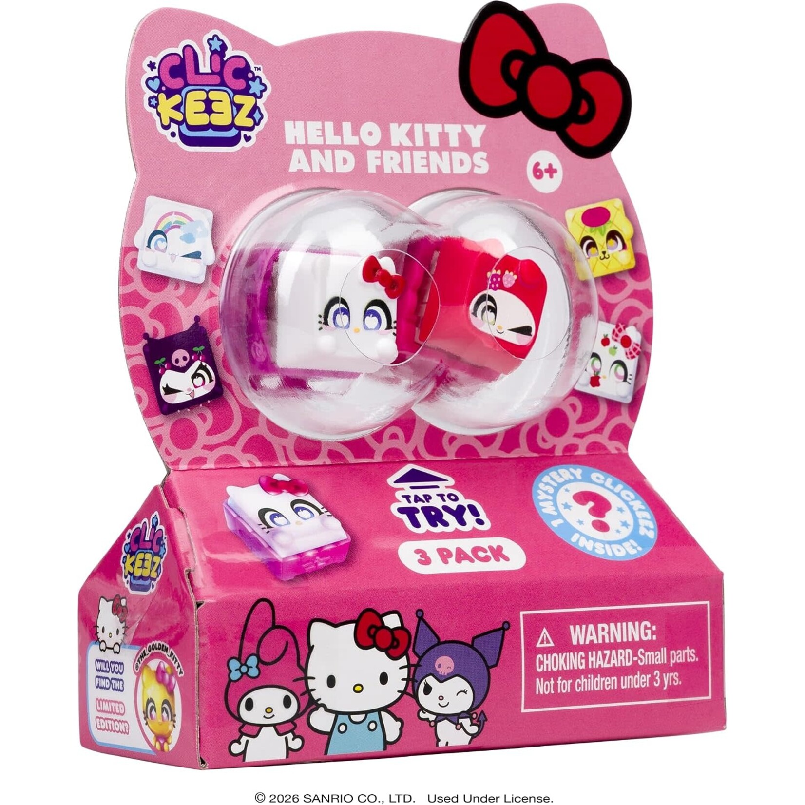Goliath Games Clickeez Hello Kitty 3 Pack