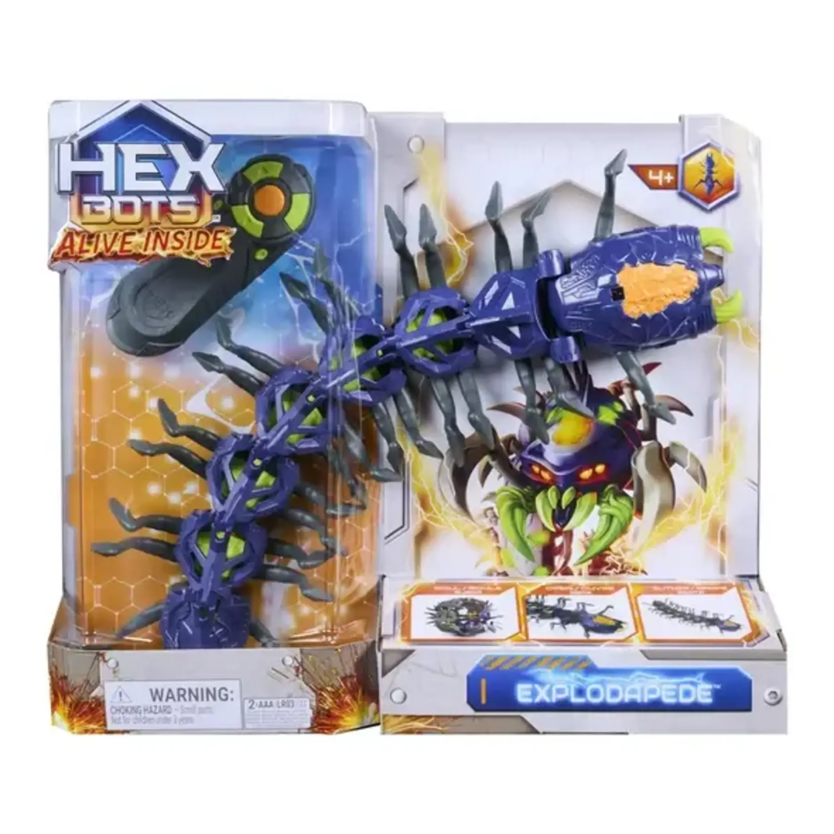 Spin Master Hex Bots Exploding Centipede