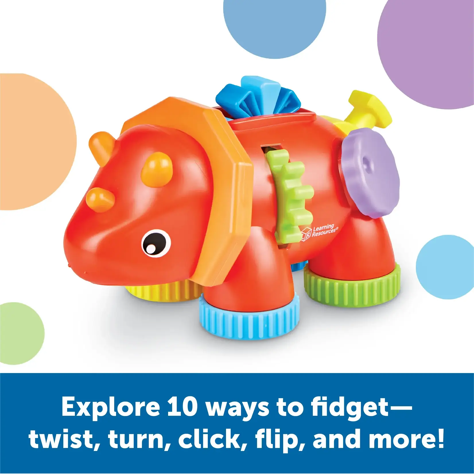 Learning Resources Tracy The Fidget Triceratops