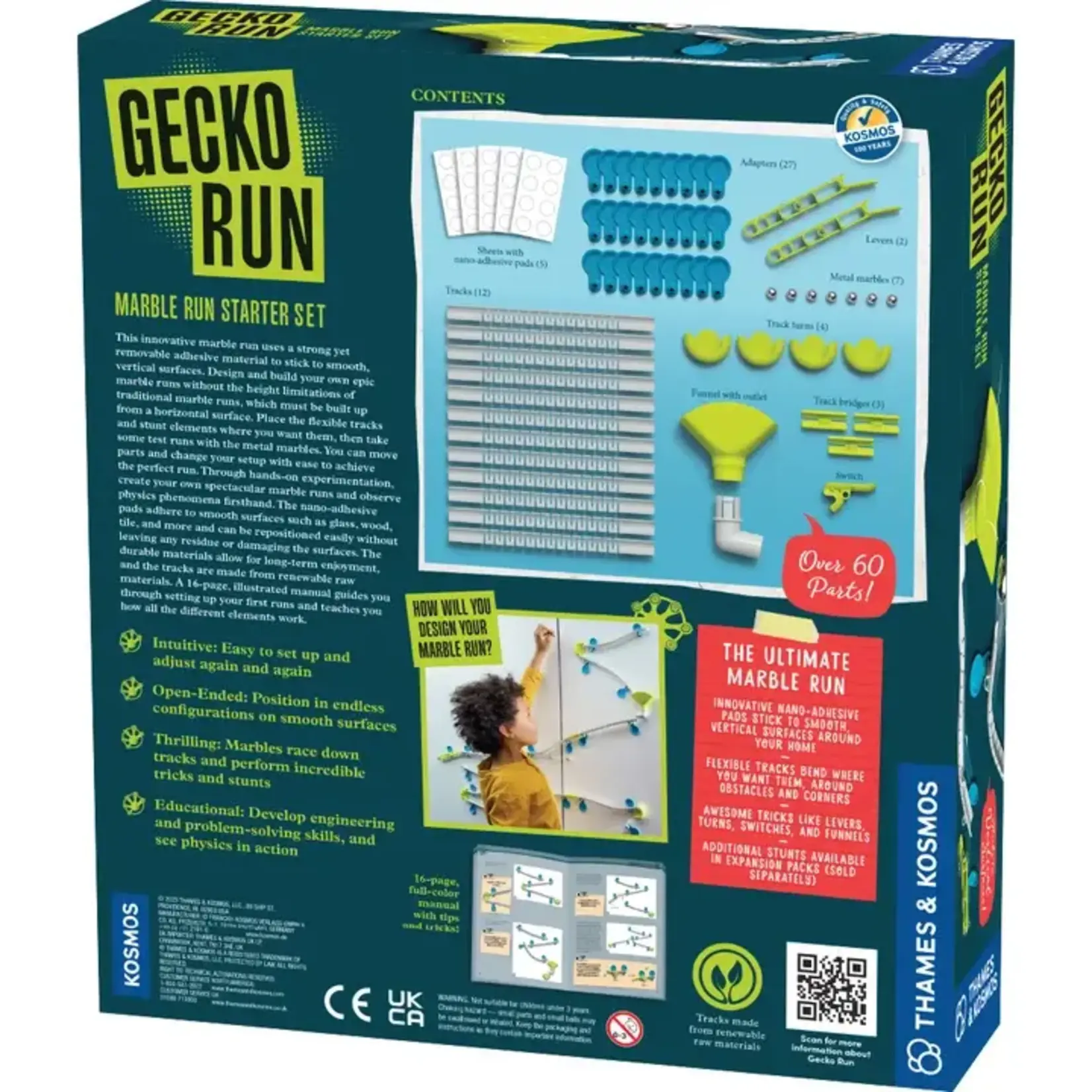 Thames and Kosmos Gecko Run Marble Run Starter Set