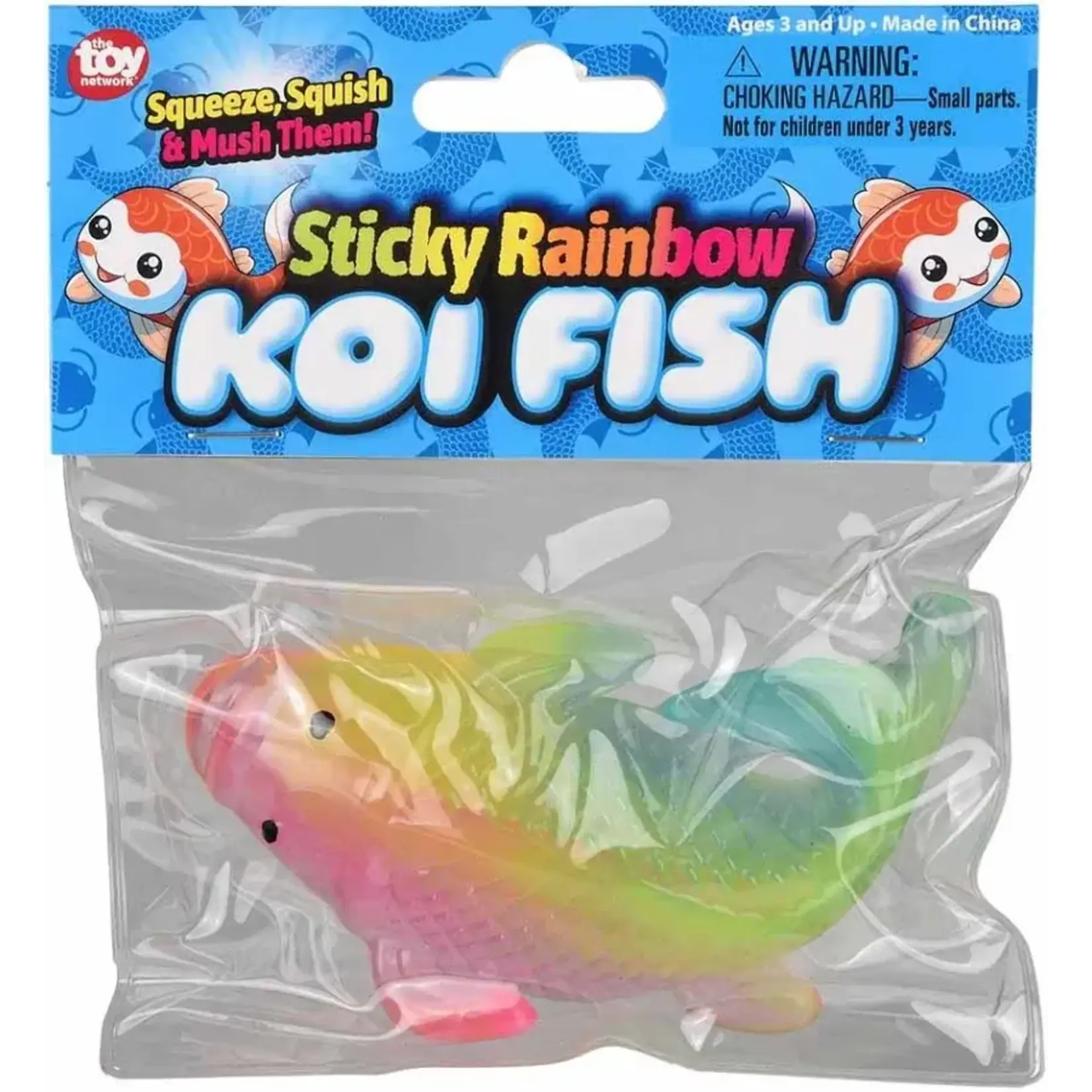 Rainbow Sticky Koi Fish