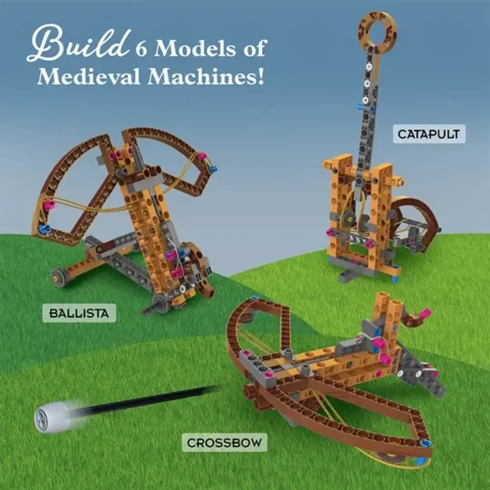 Thames and Kosmos Catapult Engineering: 6-in-1 Maker Kit