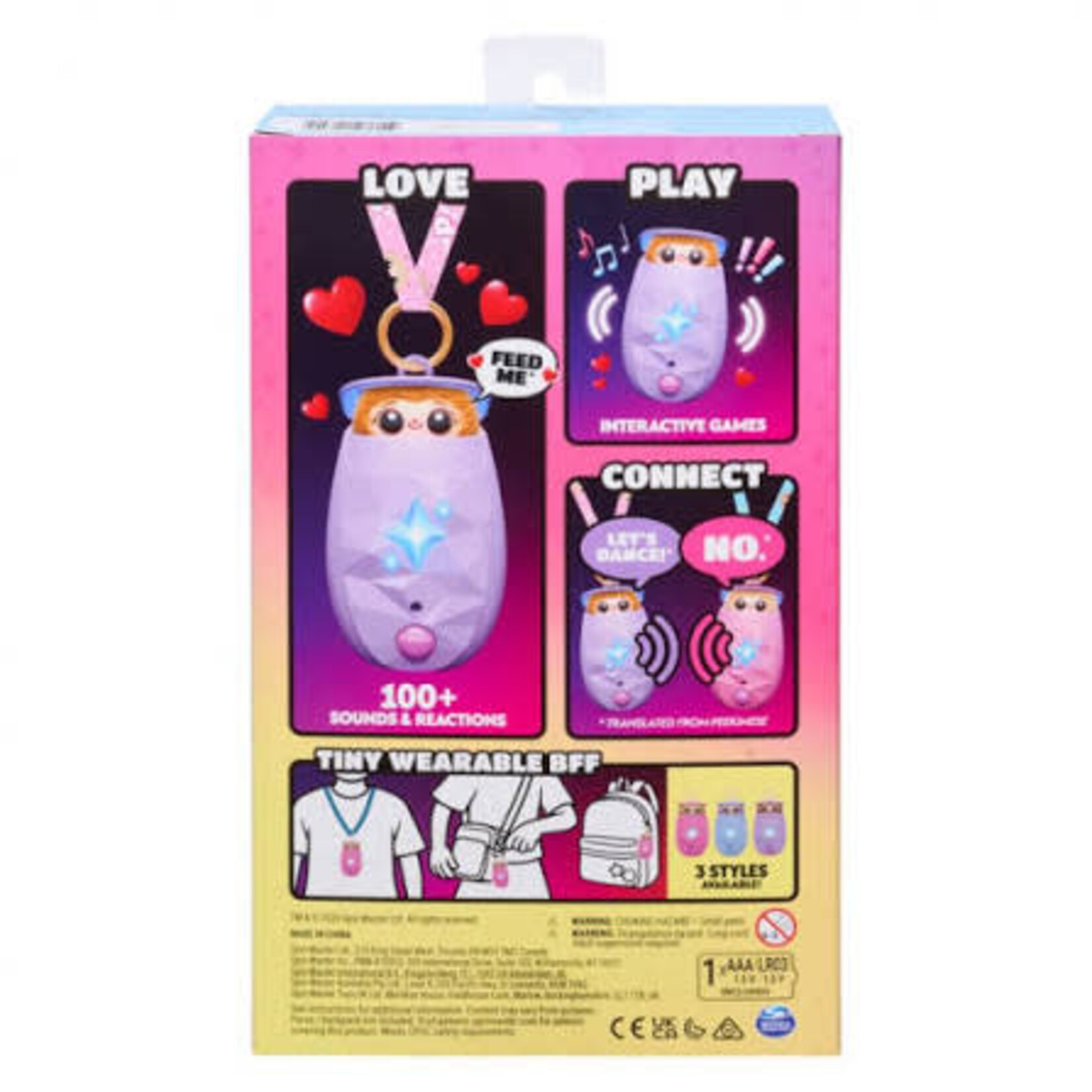 Spin Master Peekimo Digital Interactive Pet - Pink