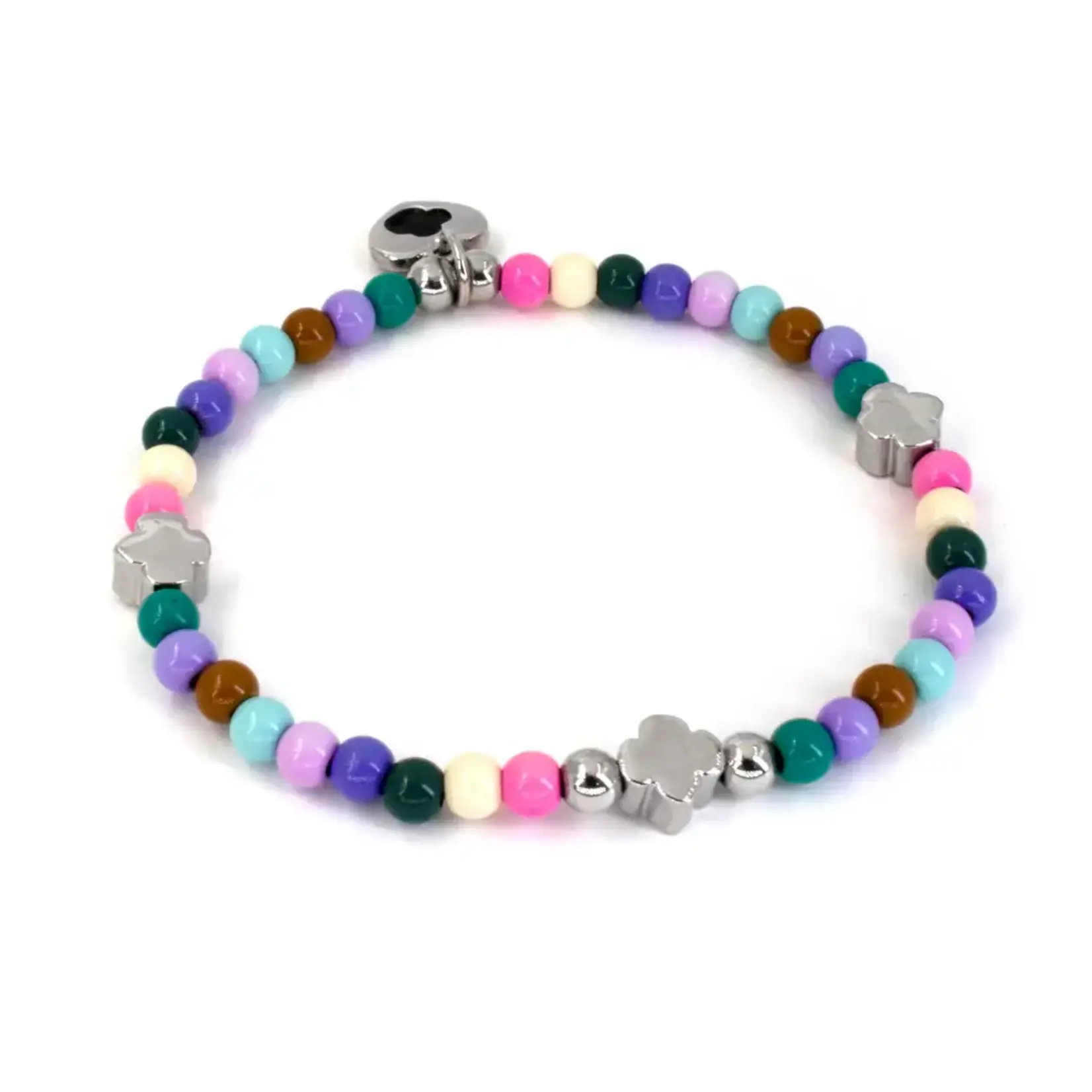 Charm It Girl Scout Stretch Bead Bracelet