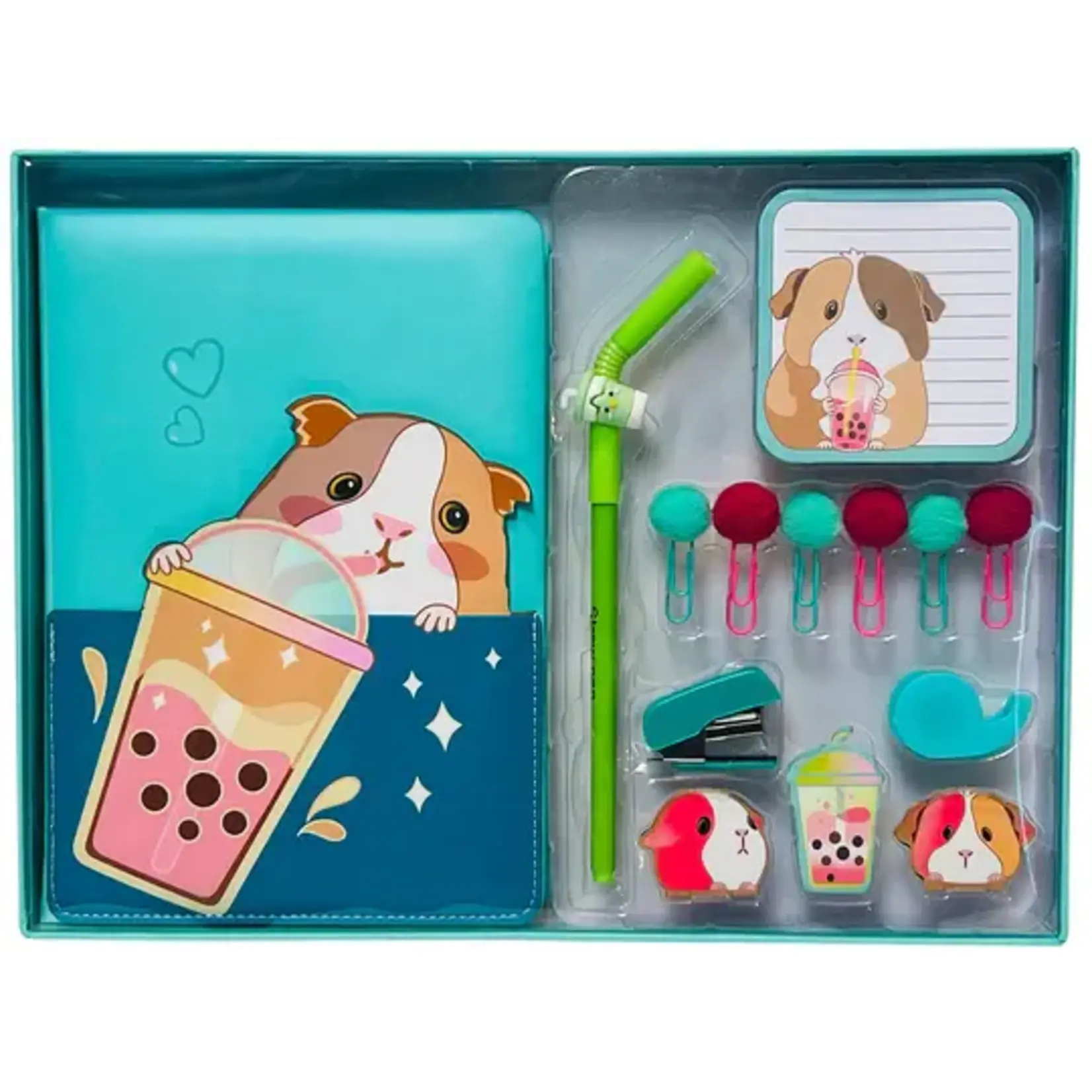 Streamline Boba Sippin' Guinea Pig Stationary Set