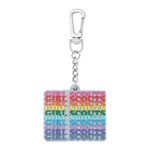 Girl Scout Merchandise Rainbow Backpack Clip