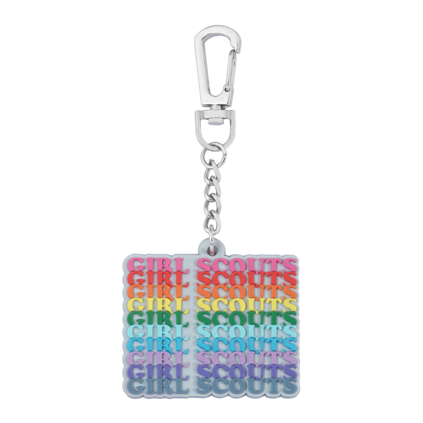 Girl Scout Merchandise Rainbow Backpack Clip