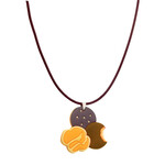 Girl Scout Merchandise Cookie Trio Cord Necklace