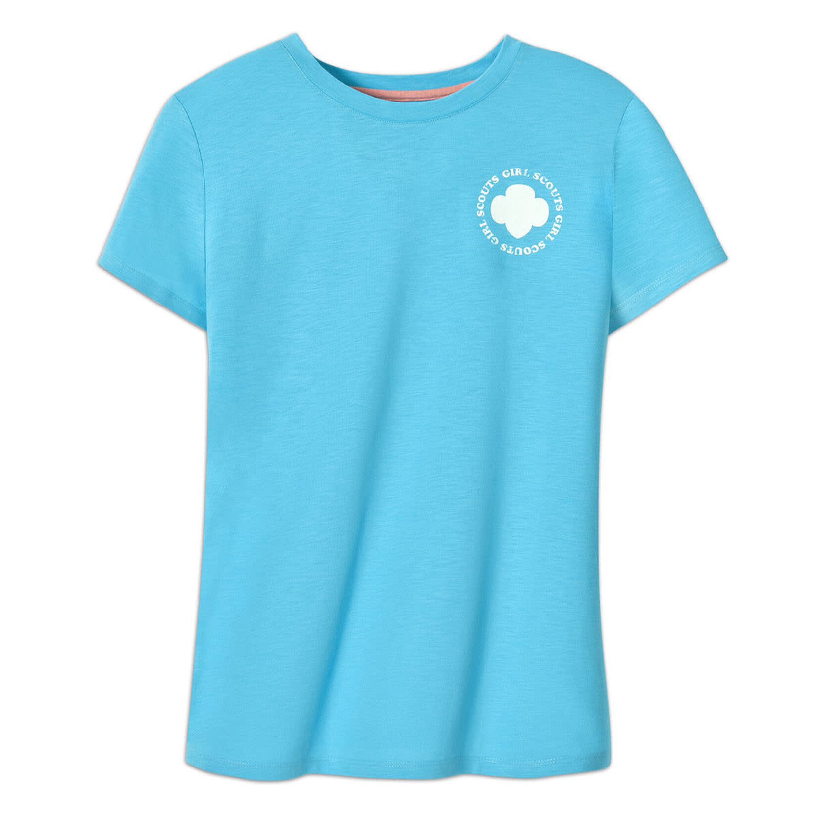 Girl Scout Merchandise Blue Trefoil T-Shirt — Women's