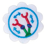 Girl Scout Merchandise Daisy Design  A Robot Badge