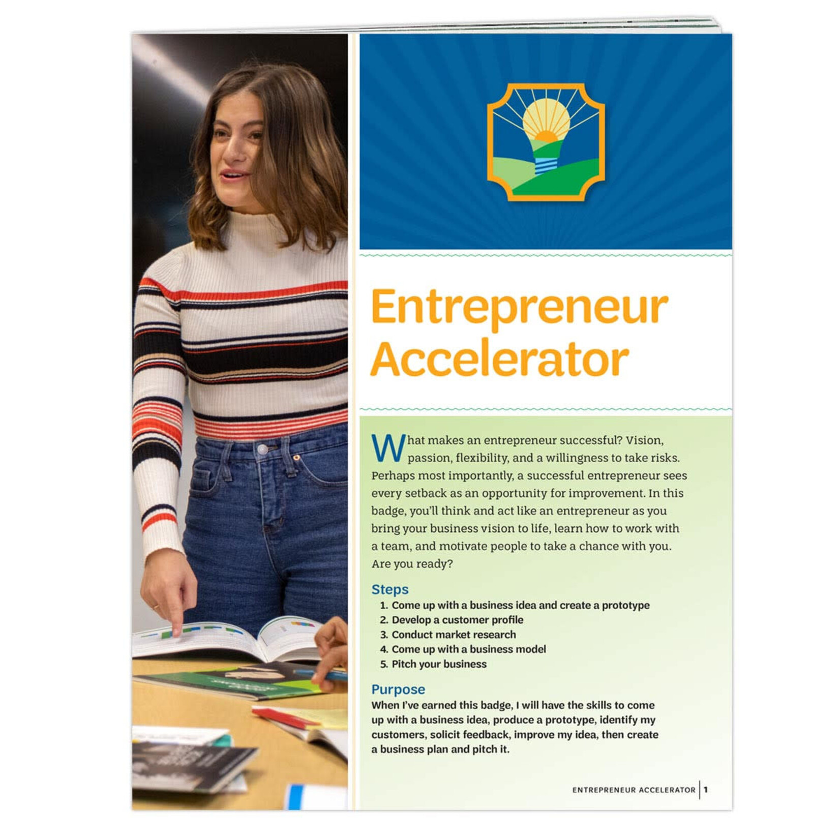 Girl Scout Merchandise Ambassador Entrepreneur Accelerator Badge Requirements