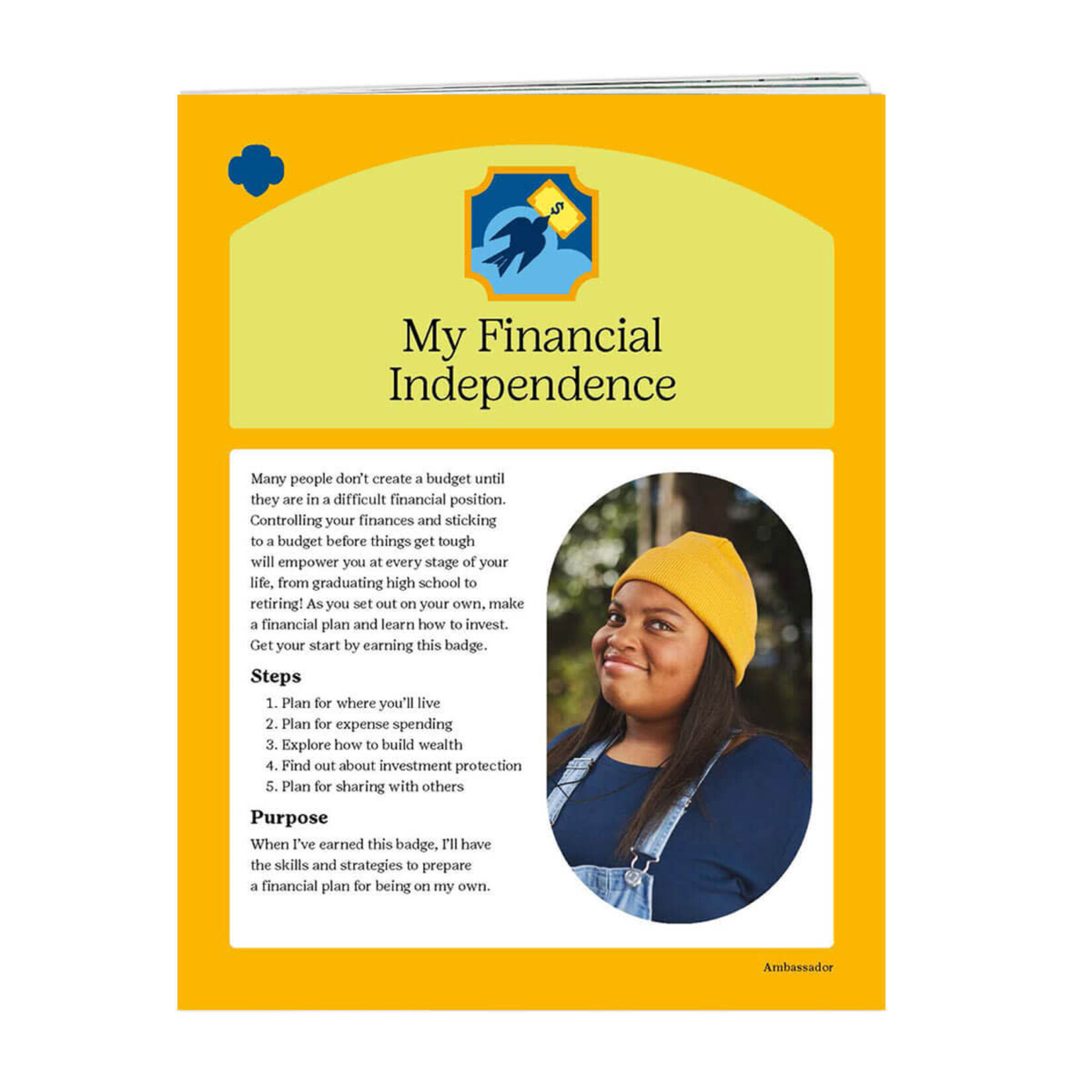 Girl Scout Merchandise Ambassador Financial Independence Badge Requirements