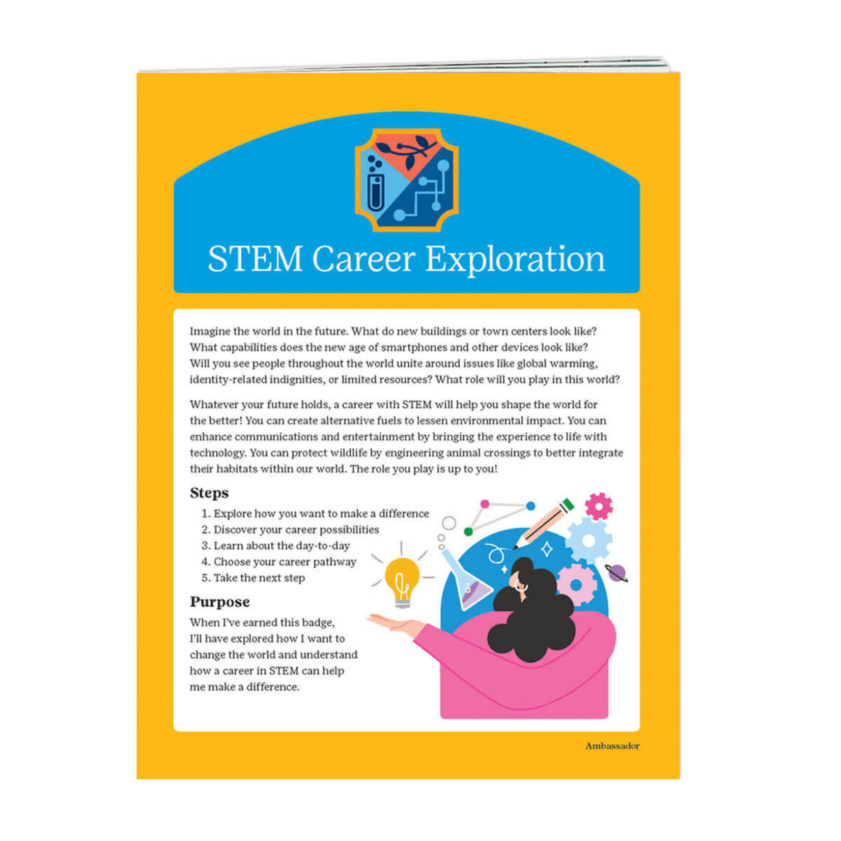 Girl Scout Merchandise Ambassador STEM Career Exploration Badge Requirements