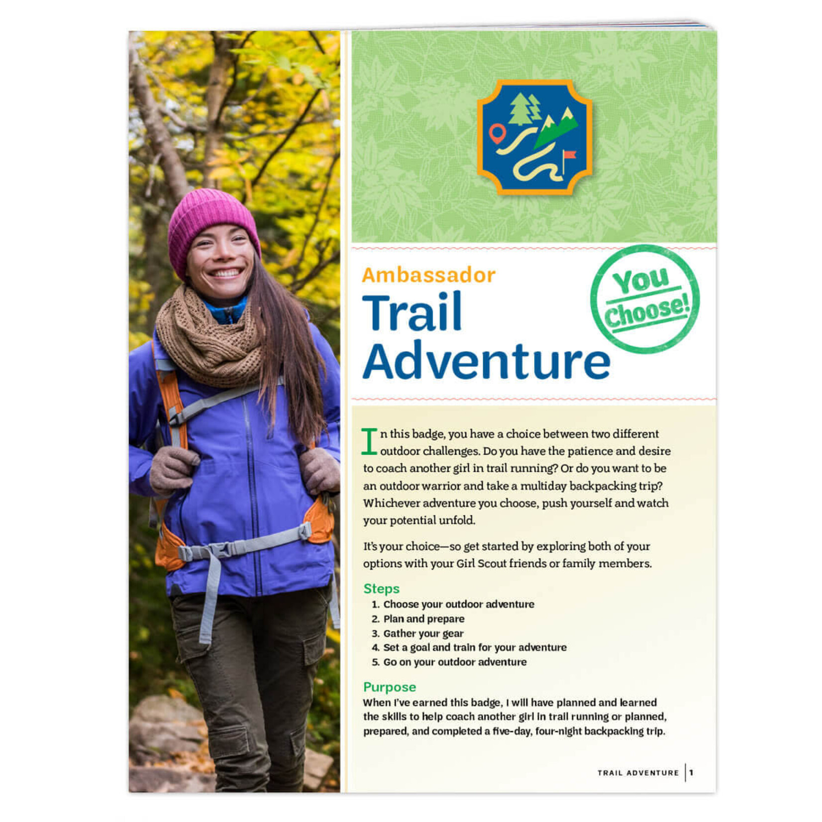 Girl Scout Merchandise Ambassador Trail Adventure Badge Requirements