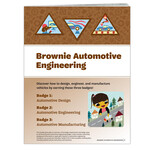 Girl Scout Merchandise Brownie Automotive Engineering Badge Requirements