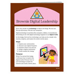 Girl Scout Merchandise Brownie Digital Leadership Badge Requirements