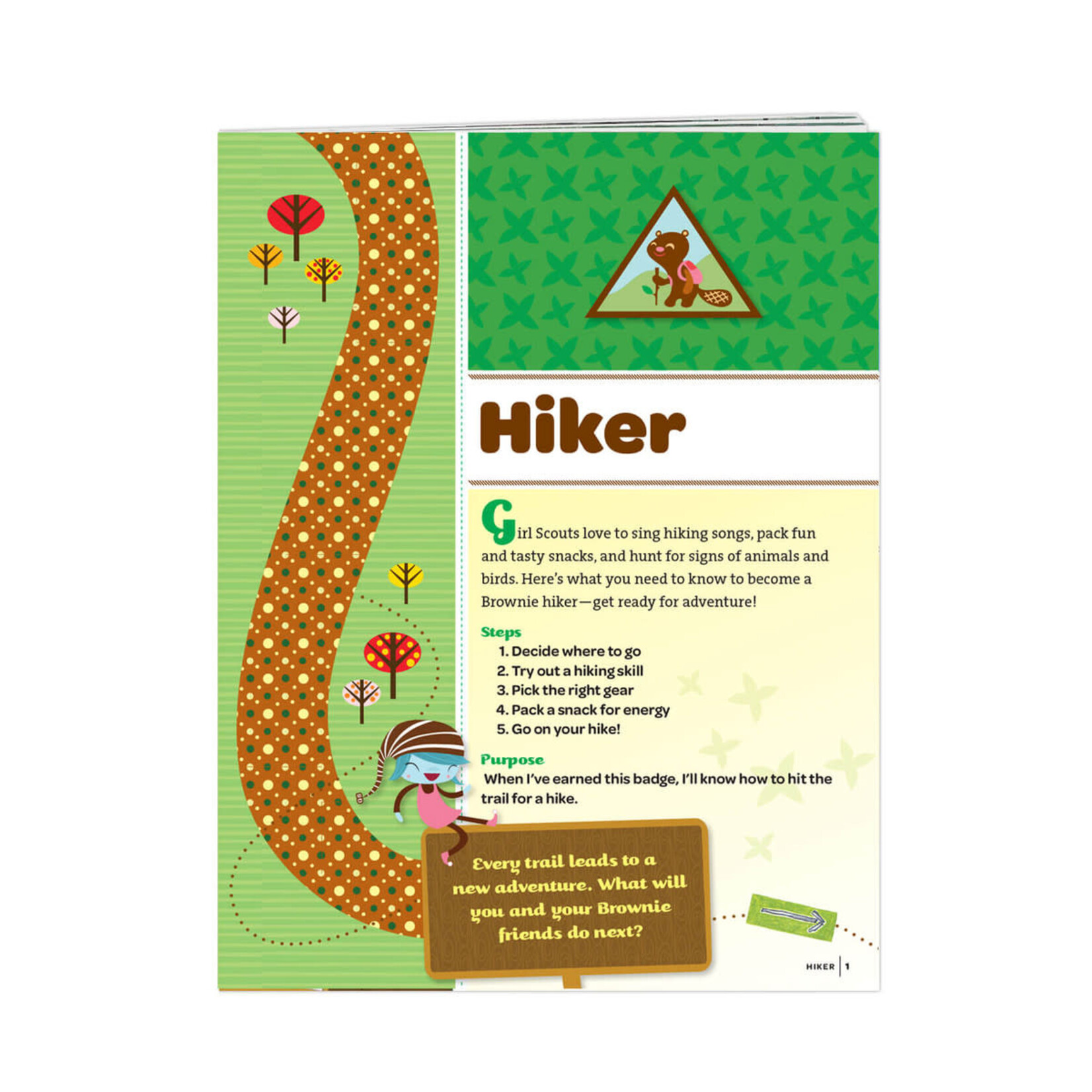 Girl Scout Merchandise Brownie Hiker Badge Requirements