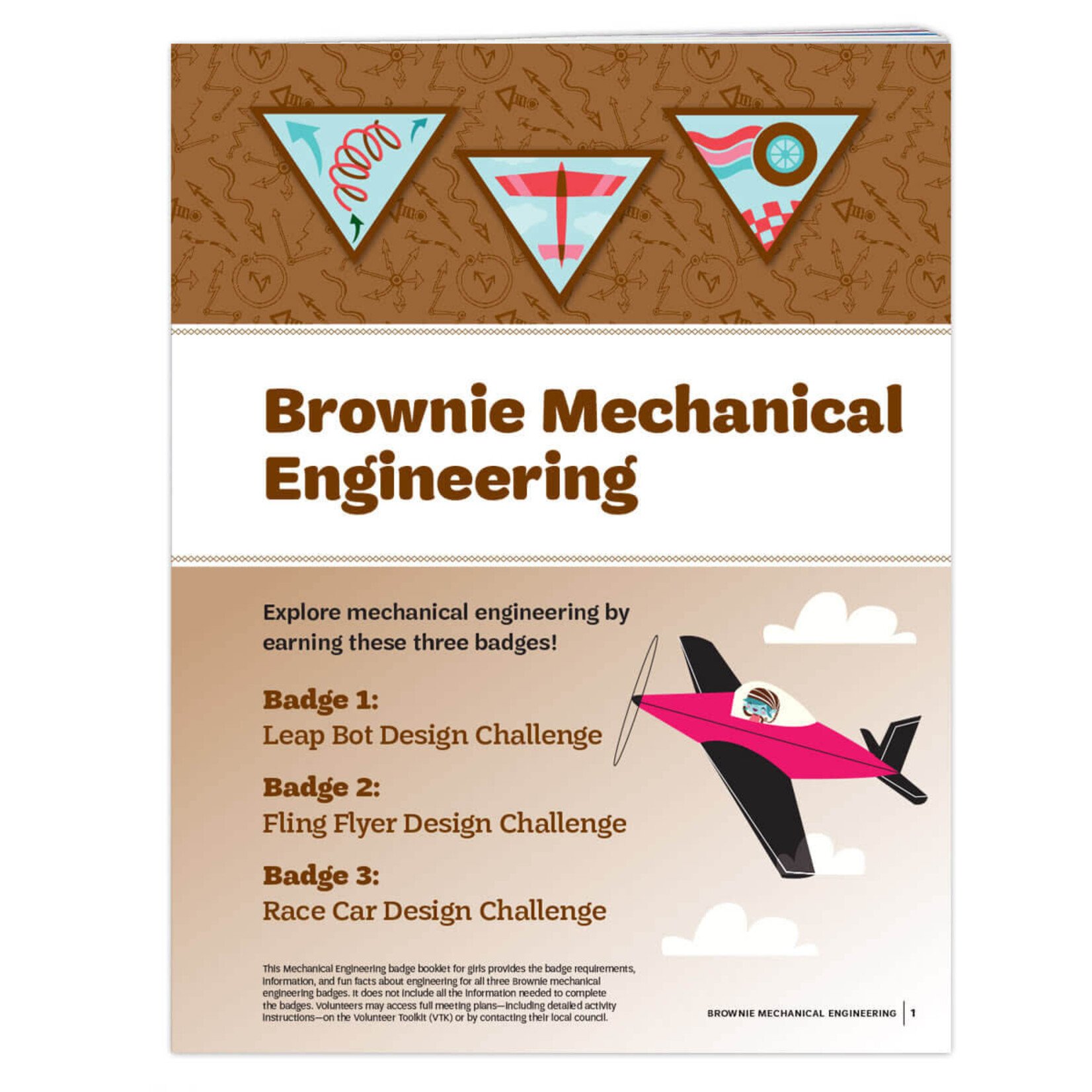 Girl Scout Merchandise Brownie Mechanical Engineering Badge Requirements