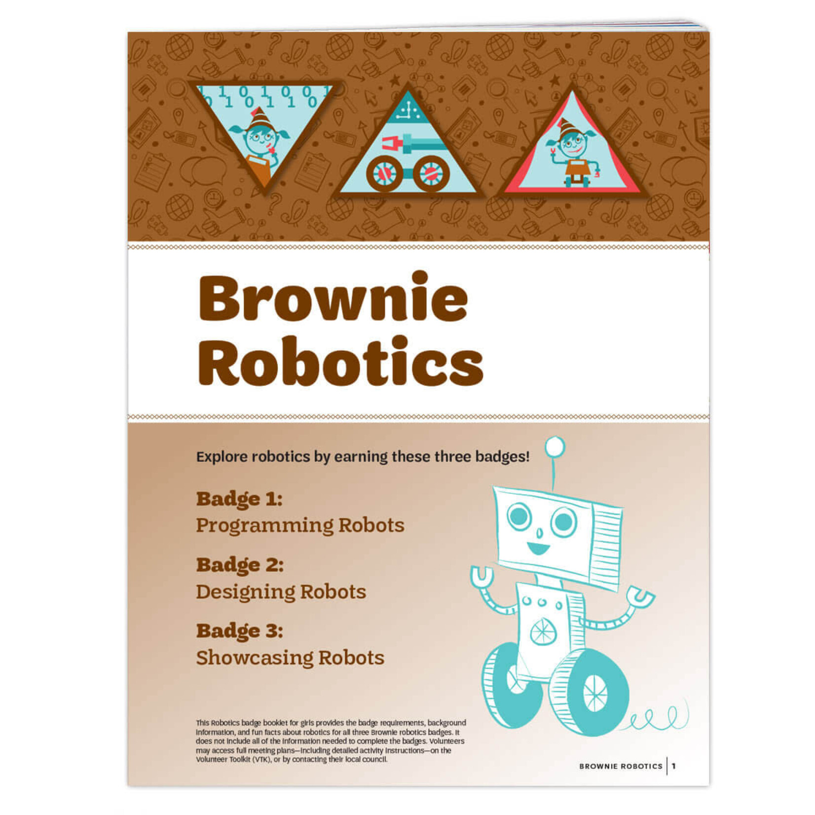 Girl Scout Merchandise Brownie Robotics Badge Requirements