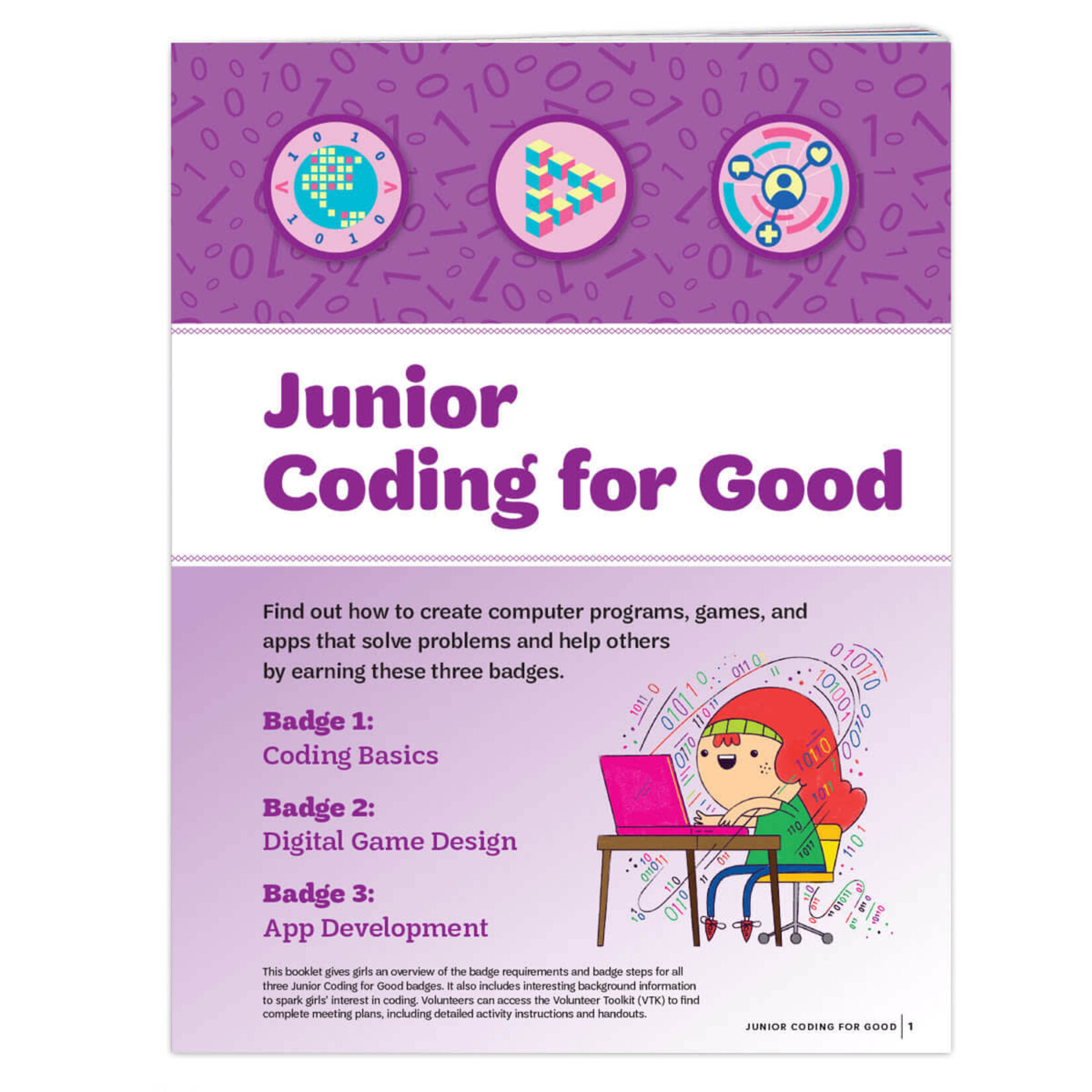 Girl Scout Merchandise Junior Coding For Good Badge Requirements