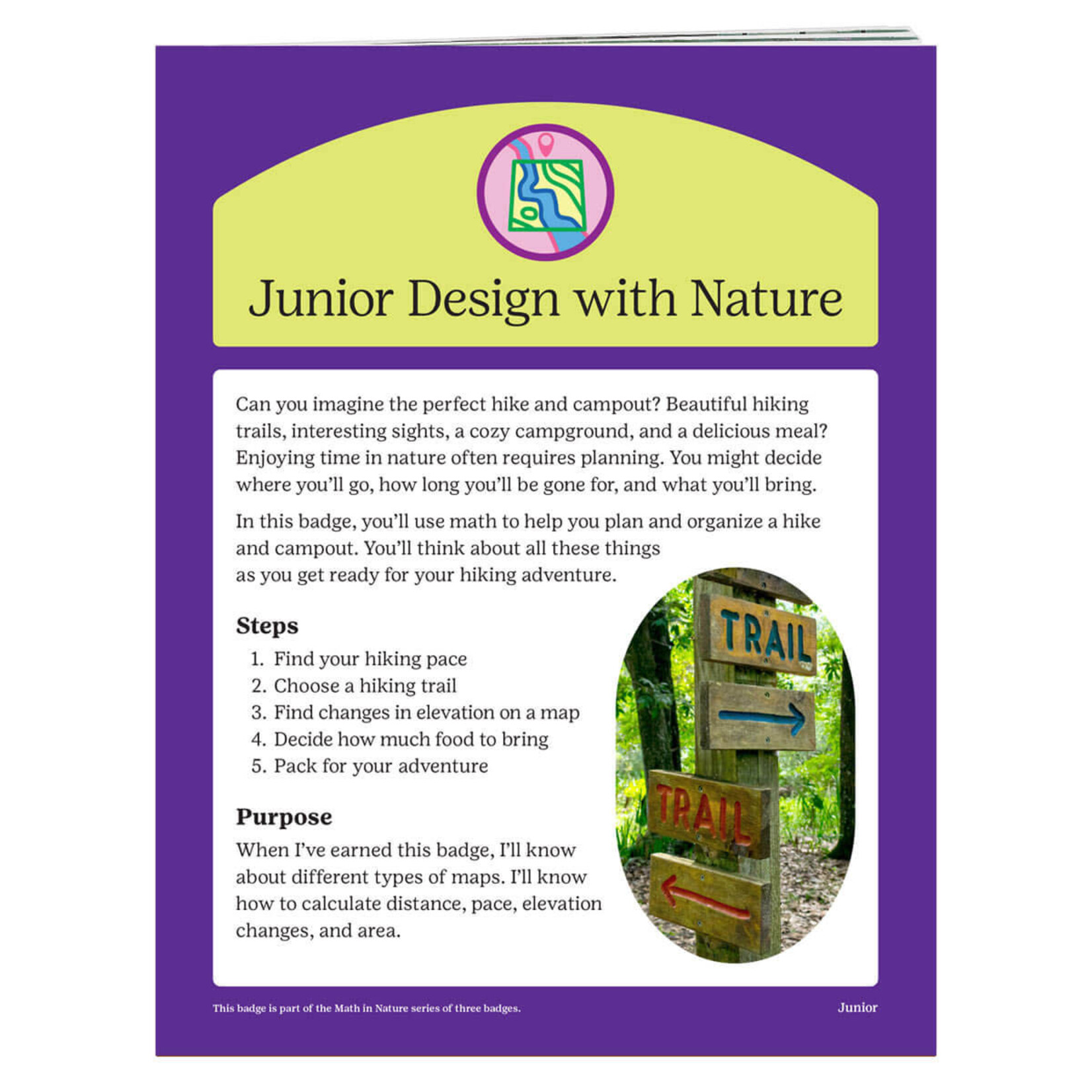 Girl Scout Merchandise Junior Design With Nature Badge Requirements