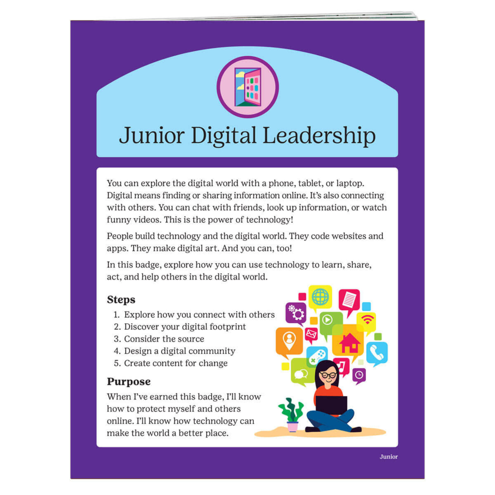 Girl Scout Merchandise Junior Digital Leadership Badge Requirements