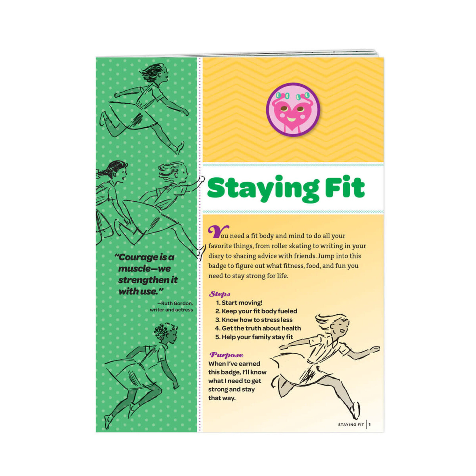 Girl Scout Merchandise Junior Staying Fit Badge Requirements
