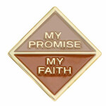 Girl Scout Merchandise Brownie My Promise, My Faith Year 1 Pin