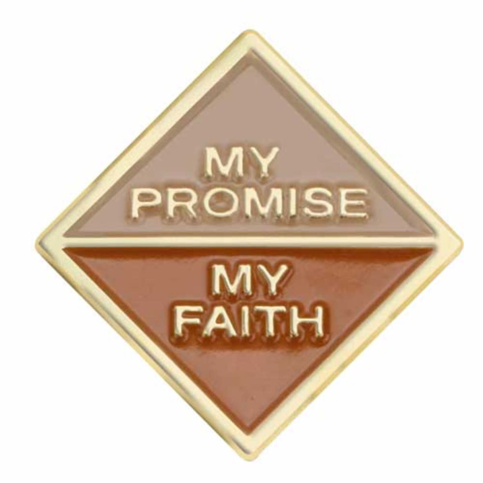 Girl Scout Merchandise Brownie My Promise, My Faith Year 1 Pin