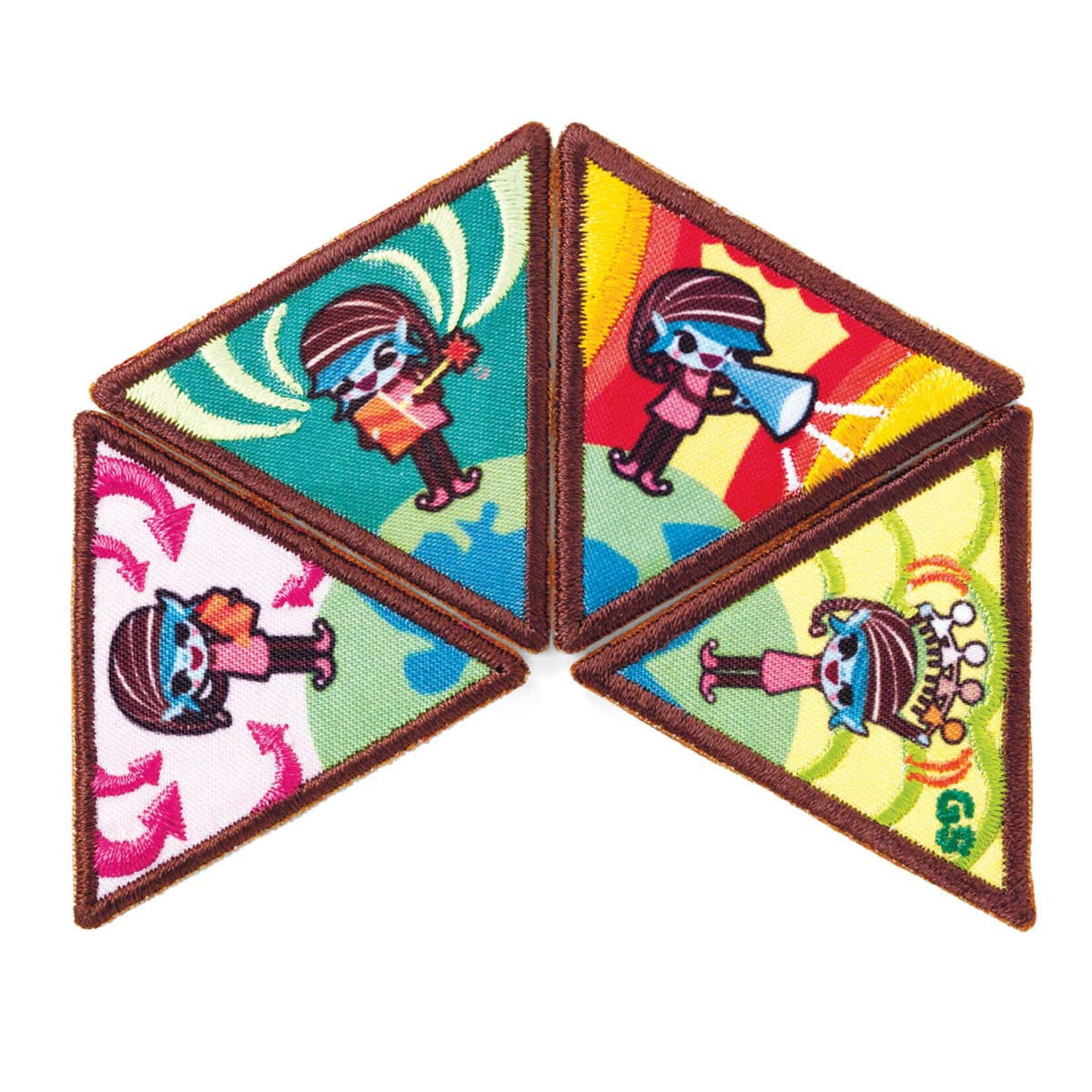 Girl Scout Merchandise Brownie World of Girls Journey Award Set