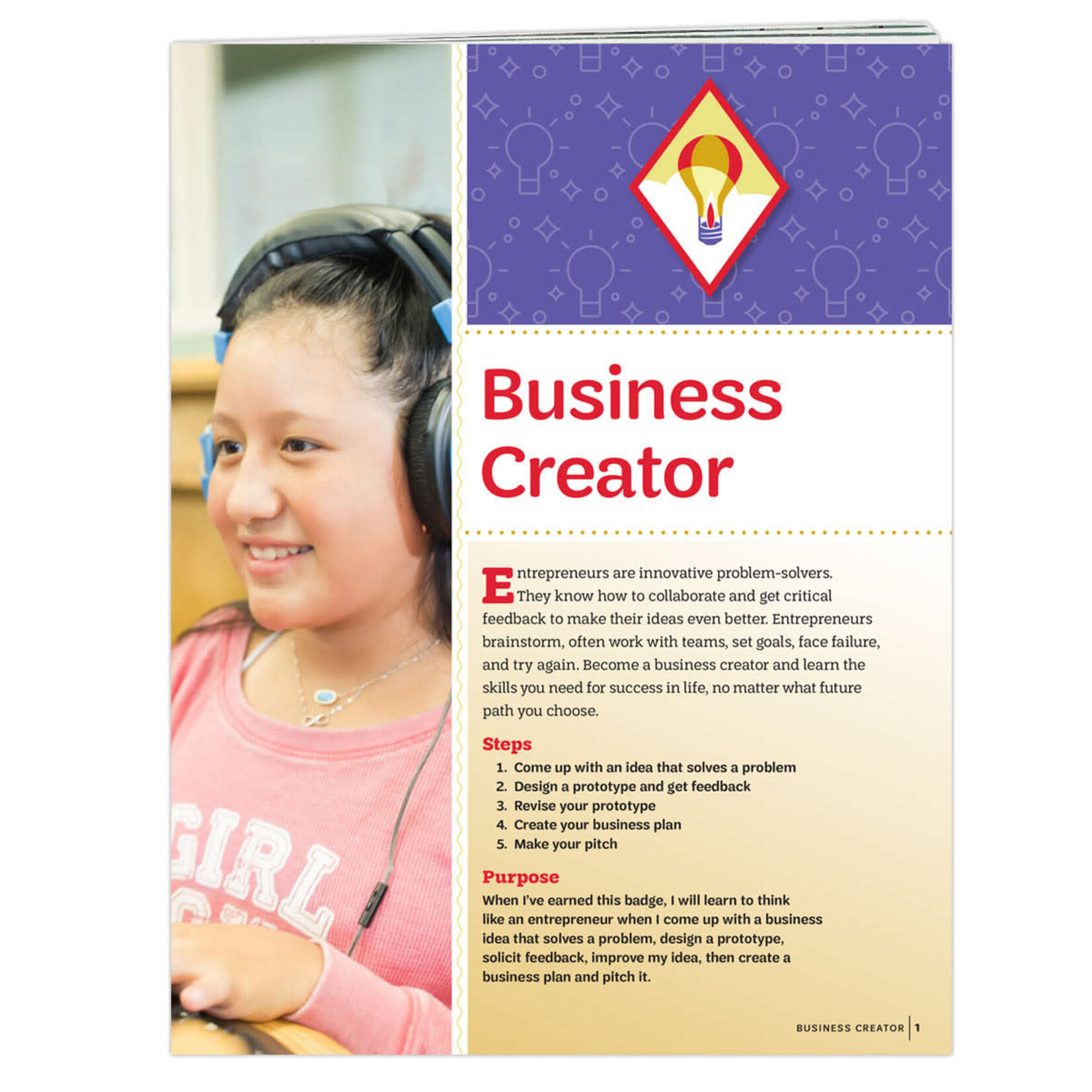 Girl Scout Merchandise Cadette Business Creator Badge Requirements