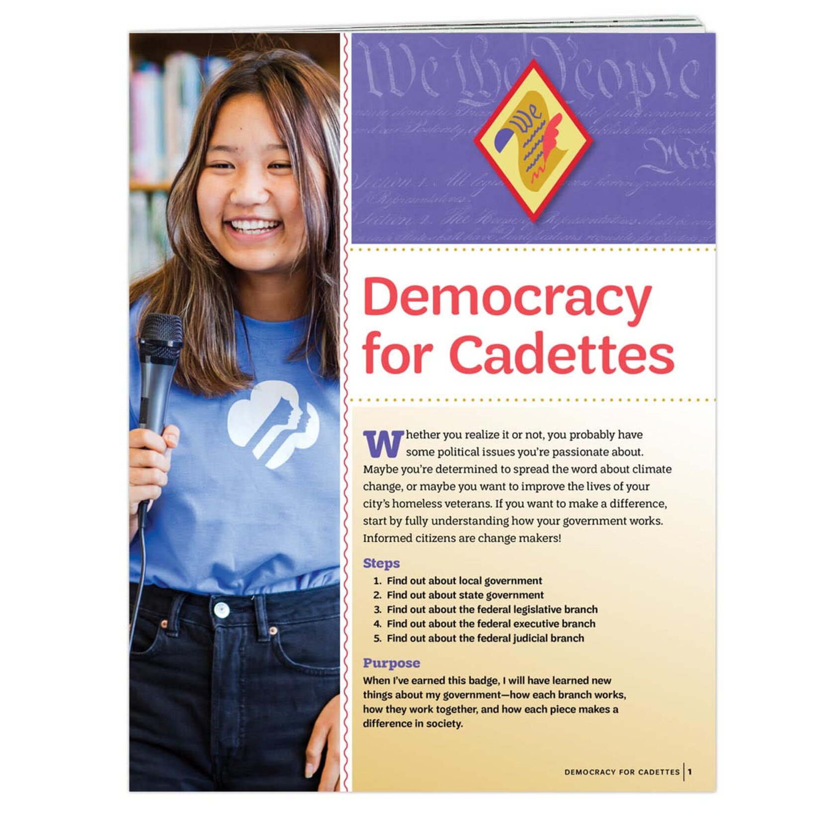 Girl Scout Merchandise Democracy for Cadettes Badge Requirements