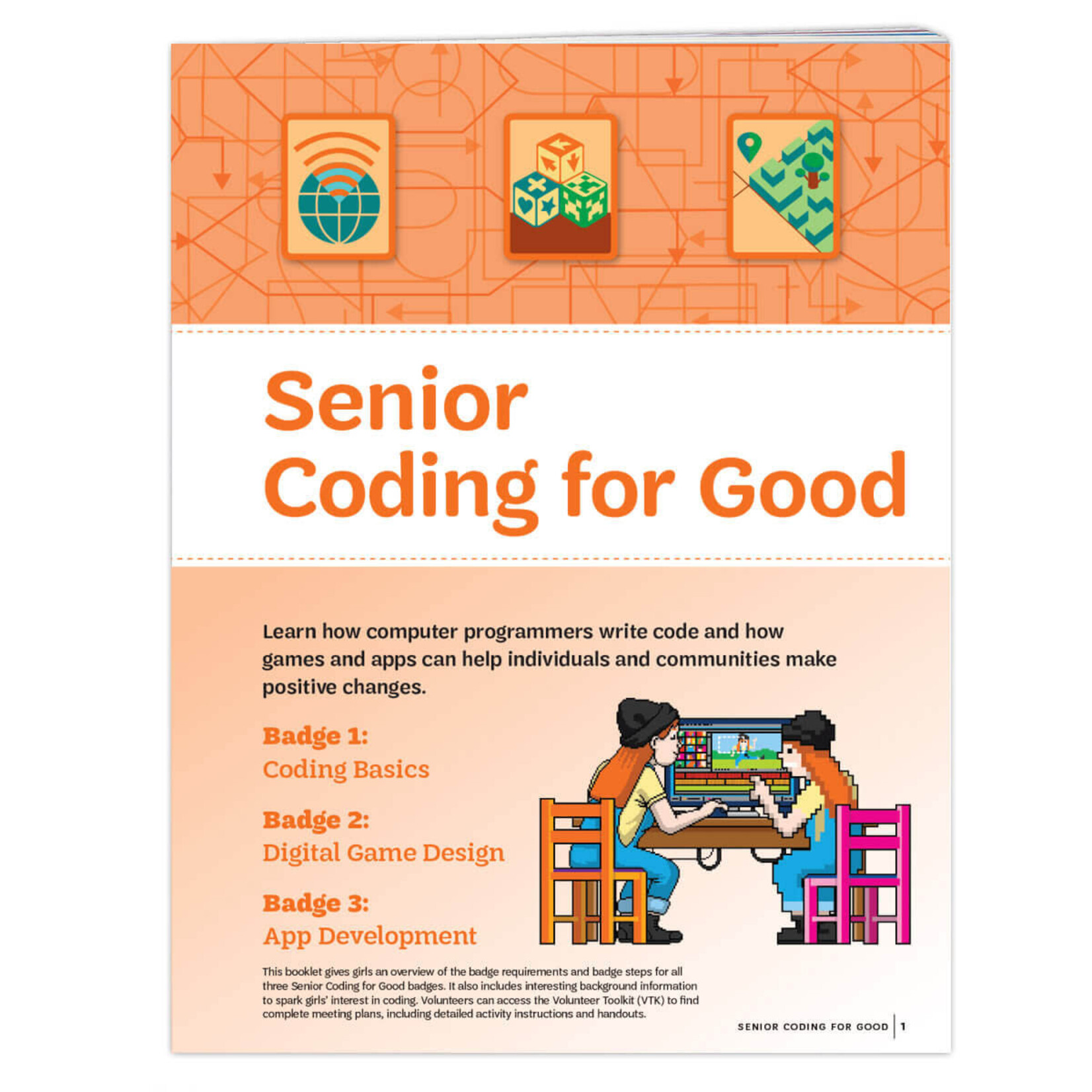 Girl Scout Merchandise Senior Coding For Good Badge Requirements