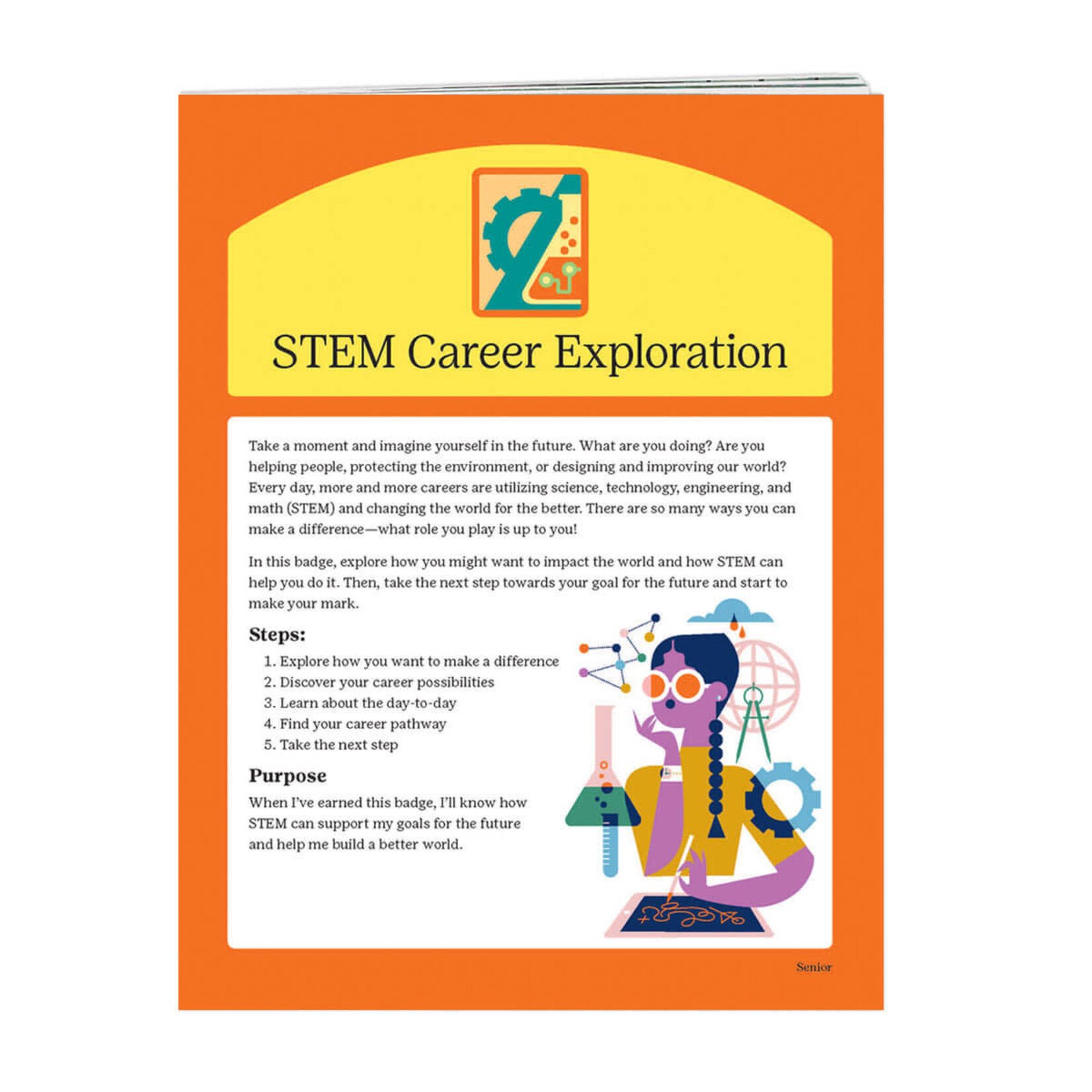 Girl Scout Merchandise Senior STEM Career Exploration Badge Requirements