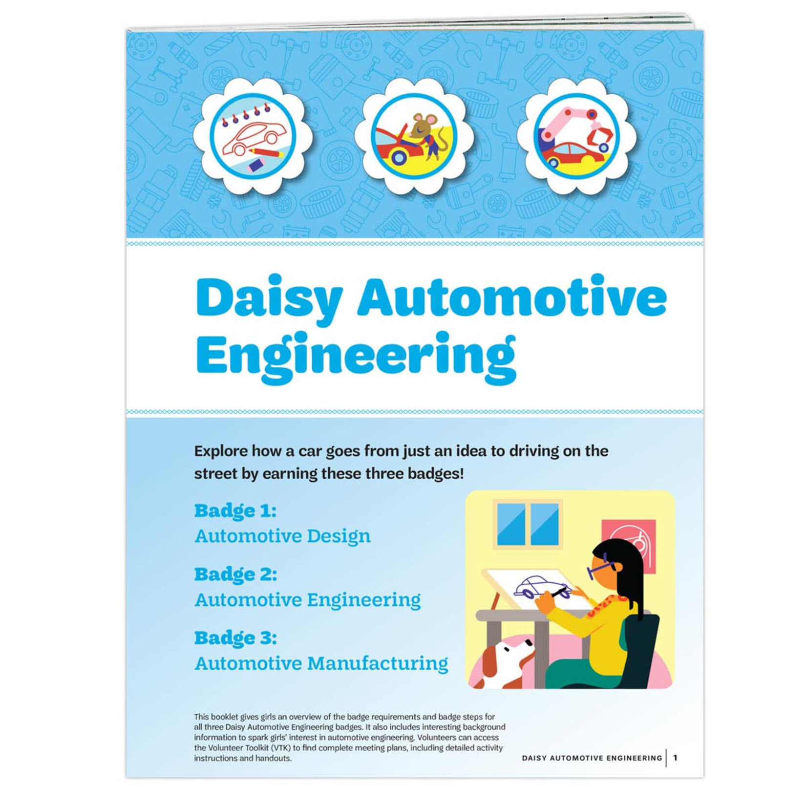 Girl Scout Merchandise Daisy Automotive Engineering Badge Requirements