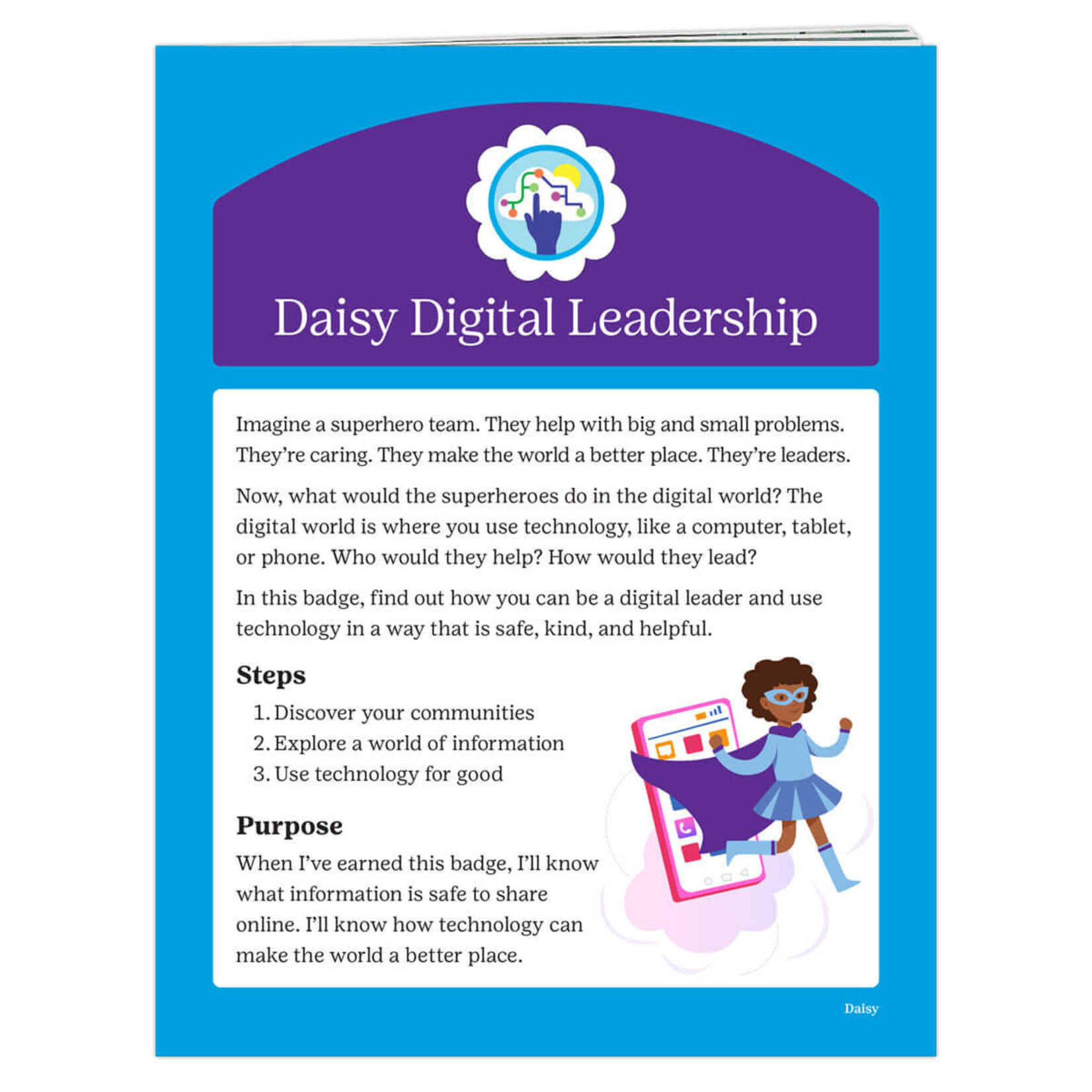 Girl Scout Merchandise Daisy Digital Leadership Badge Requirements