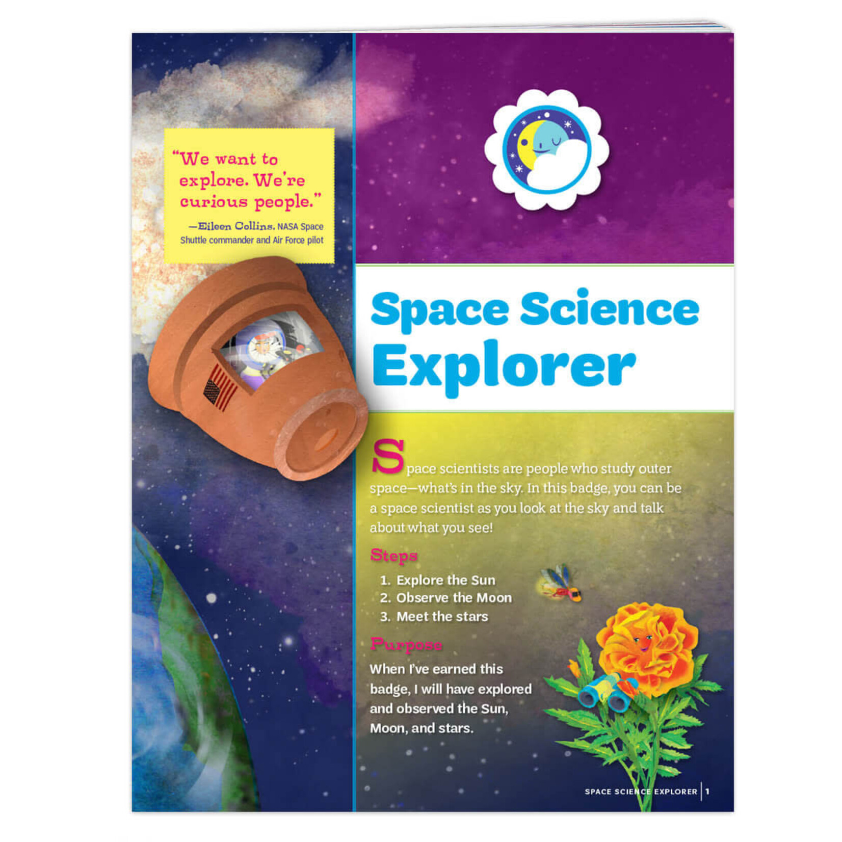 Girl Scout Merchandise Daisy Space Science Explorer Badge Requirements