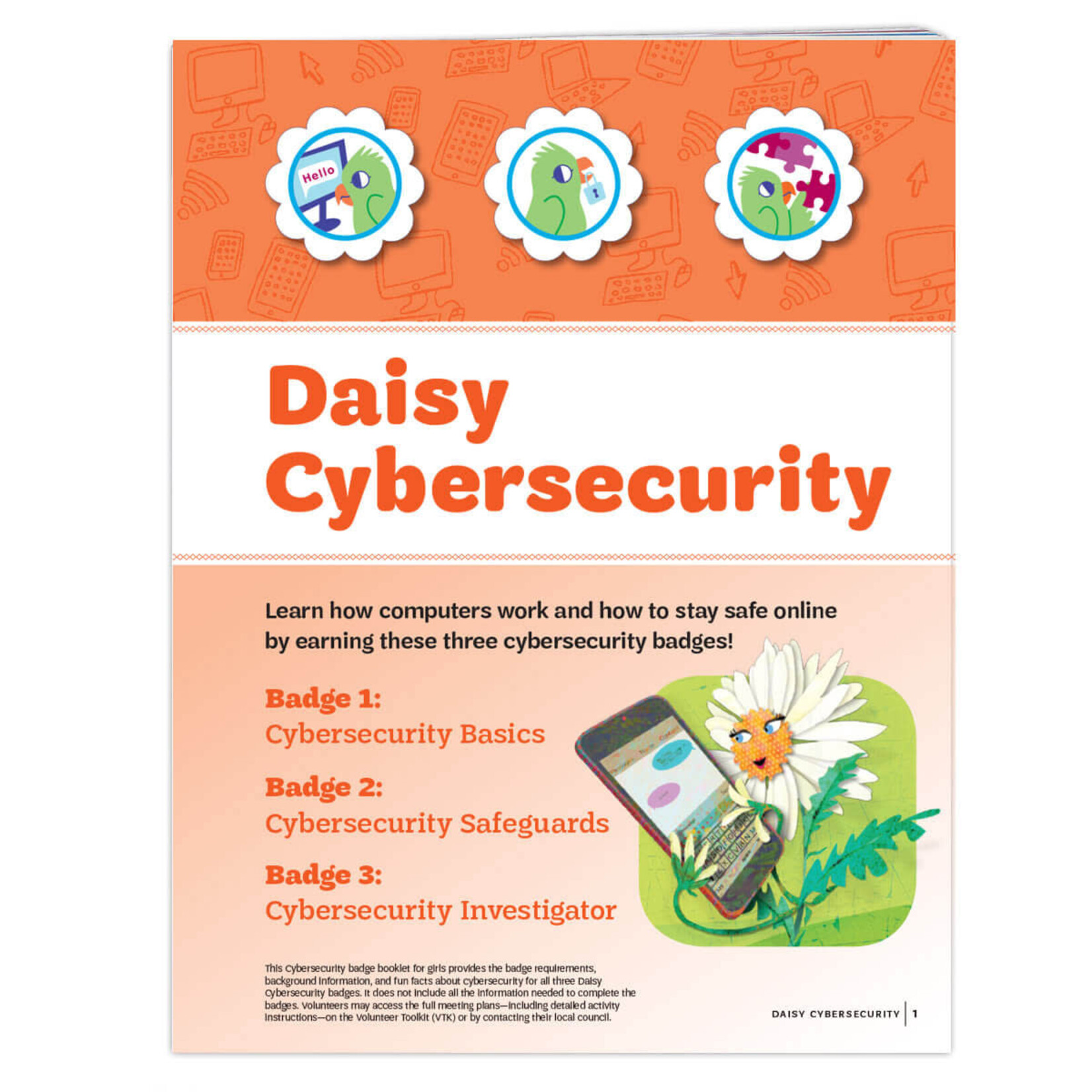 Girl Scout Merchandise Daisy Cybersecurity Badge Requirement